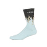 Ihs, Calza Media Uomo New Flames Socks, Black/cyan