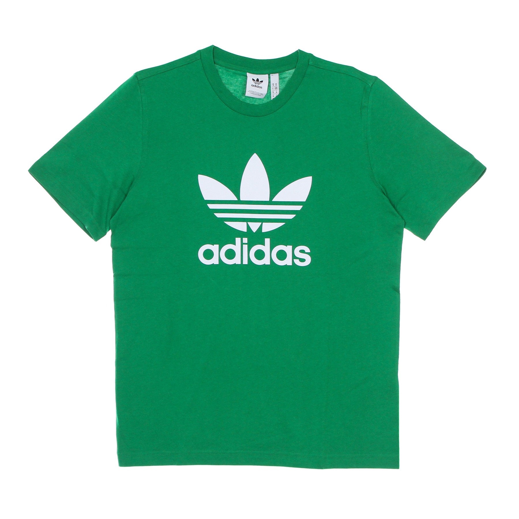 Adidas, Maglietta Uomo Trefoil Tee, Green/white