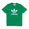 Adidas, Maglietta Uomo Trefoil Tee, Green/white