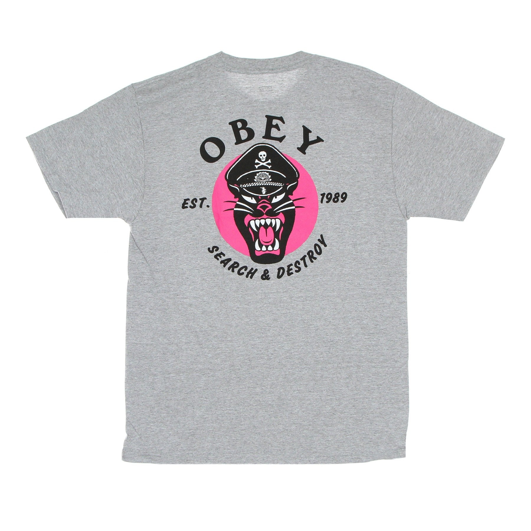 Obey, Maglietta Uomo Battle Panther Classic Tee, 