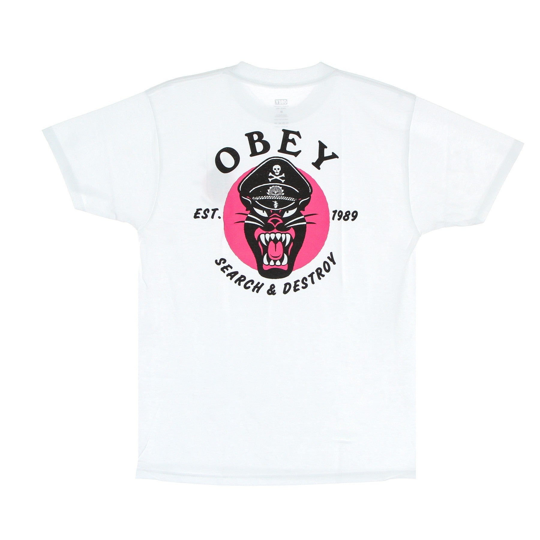 Obey, Maglietta Uomo Battle Panther Classic Tee, 