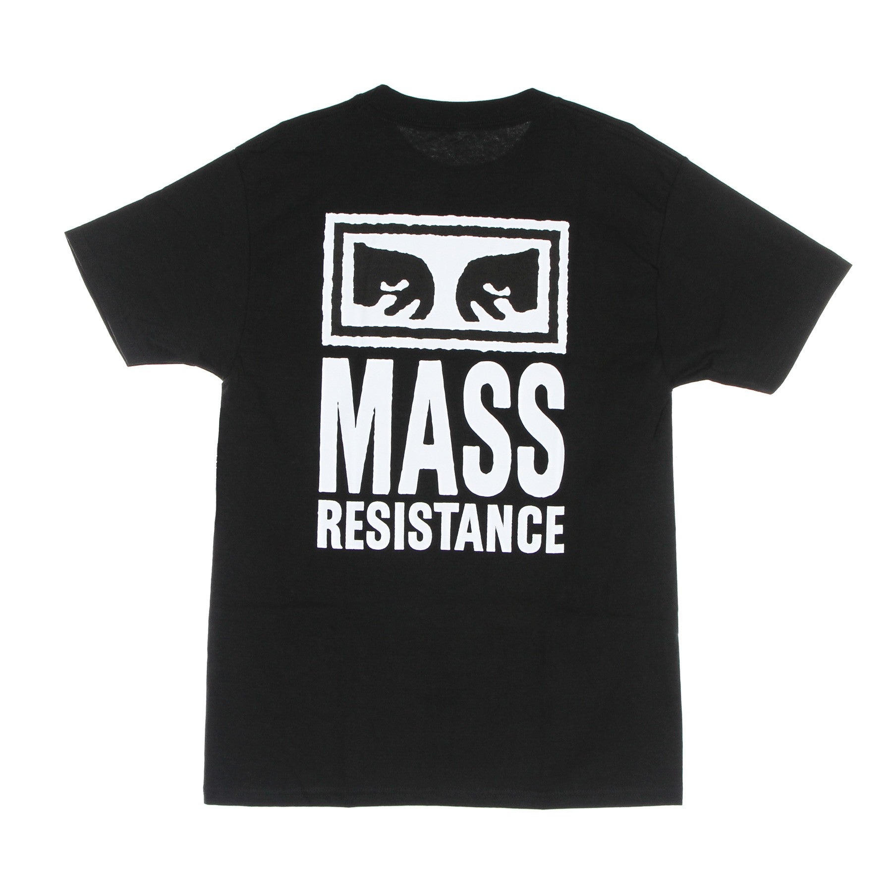 Mass Resistance Classic Tee Schwarzes Herren-T-Shirt