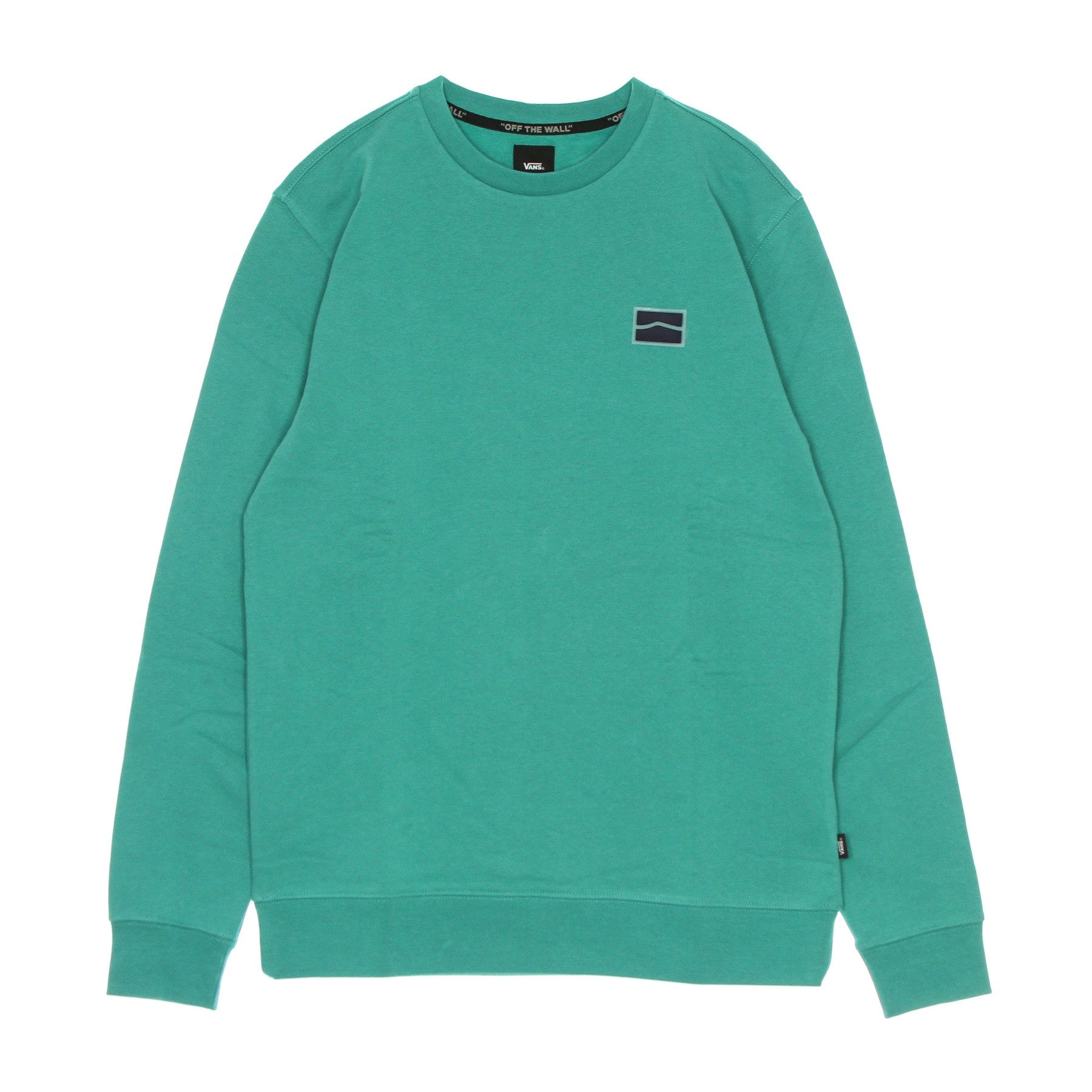 Vans, Felpa Girocollo Uomo Sequence Crew, Porcelain Green