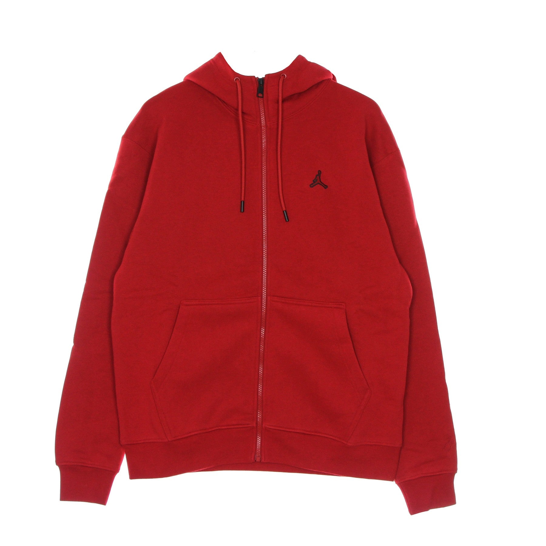 Jordan, Felpa Cappuccio Zip Uomo Essentials Fleece Full-zip Hoodie, Gym Red