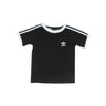 Adidas, Maglietta Bambino 3 Stripes Tee, Black/white