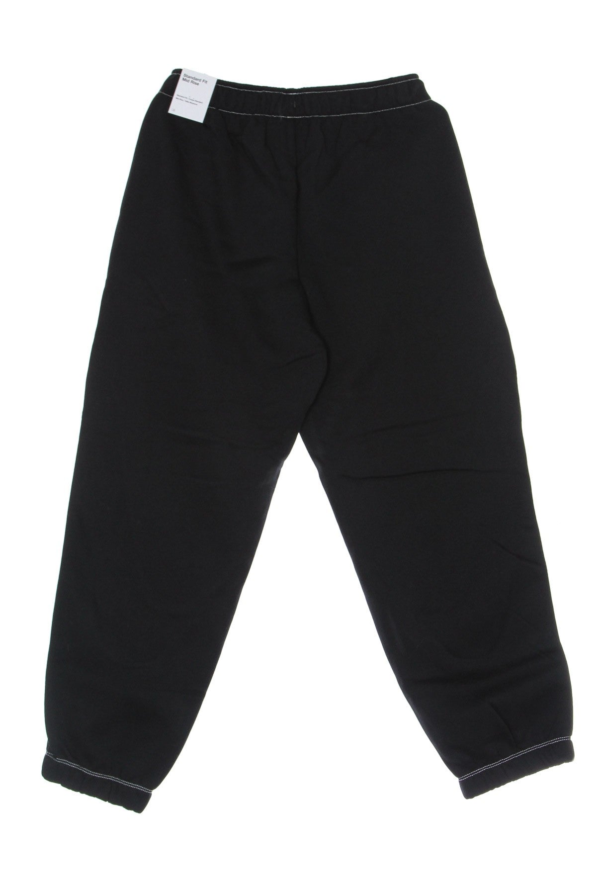 Nike, Pantalone Tuta Felpato Donna W Swoosh Fleece Gx Mr Jogger, Black/white/white