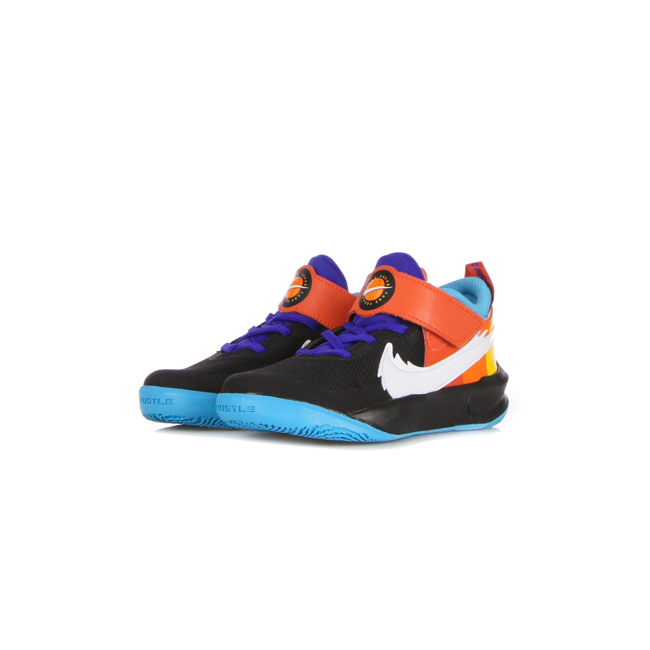 Low Shoe Child Team Hustle D 10 Se X Space Jam (ps) Black/white/hyper Royal/orange