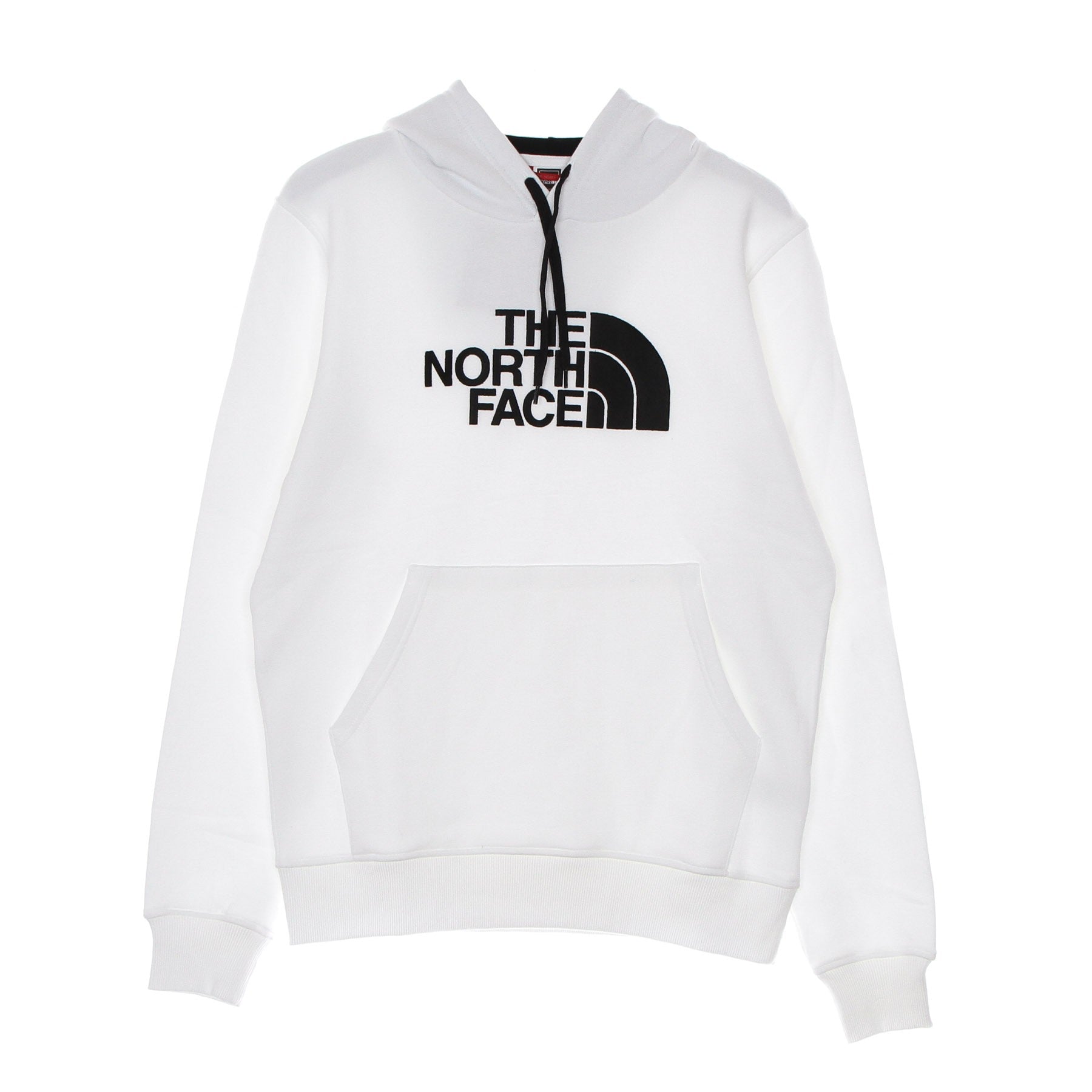 The North Face, Felpa Cappuccio Uomo Drew Peak Pullover Hoodie, White/black