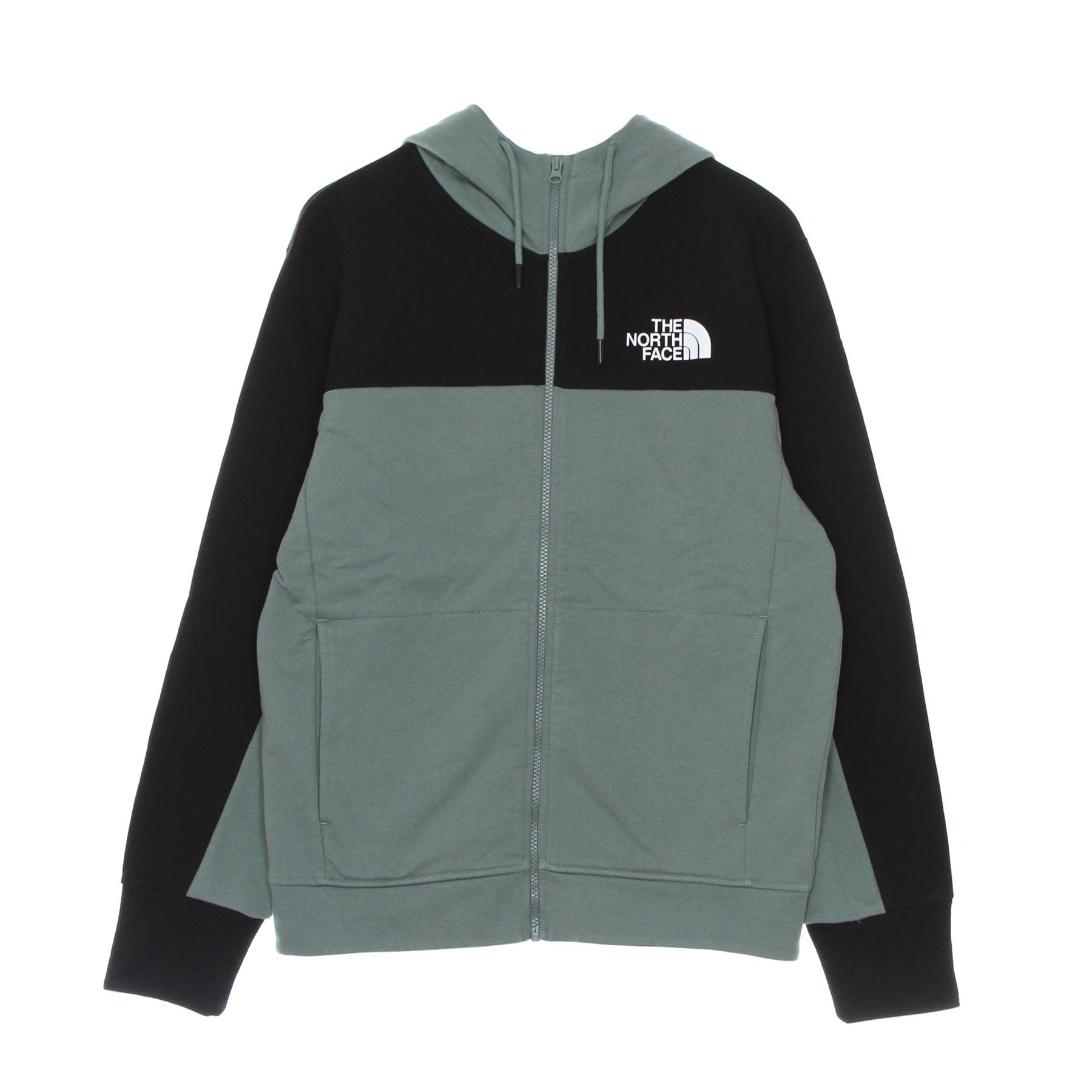 The North Face, Felpa Cappuccio Zip Uomo Himalayan Full Zip Hd, Balsam Green