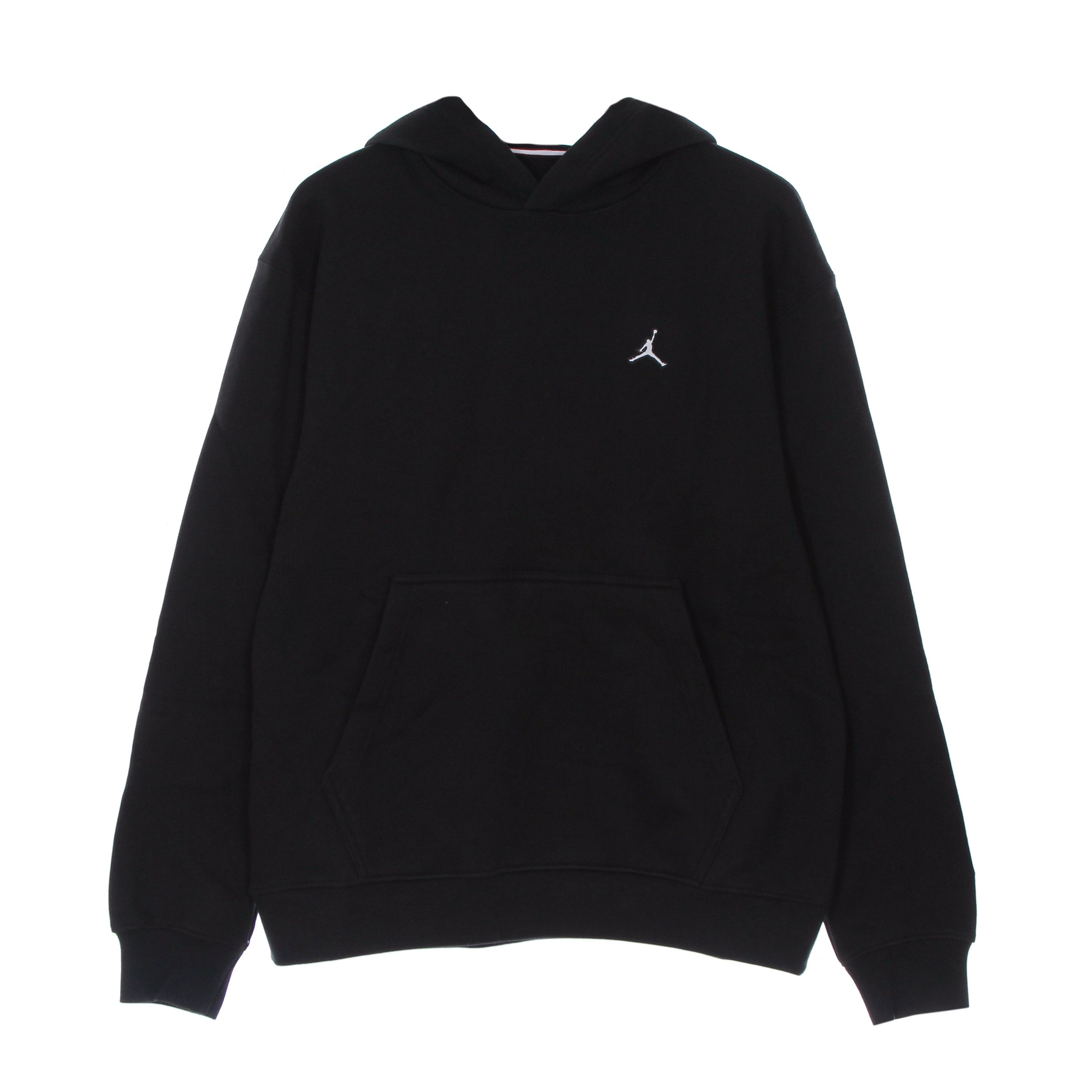 Jordan, Felpa Cappuccio Uomo Essentials Fleece Pullover Hoodie, Black