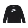 Nike, Maglietta Manica Lunga Ragazzo L/s Basic Futura Tee, Black/white