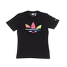 Adidas, Maglietta Donna Shattered Adicolor Trefoil Tee, Black