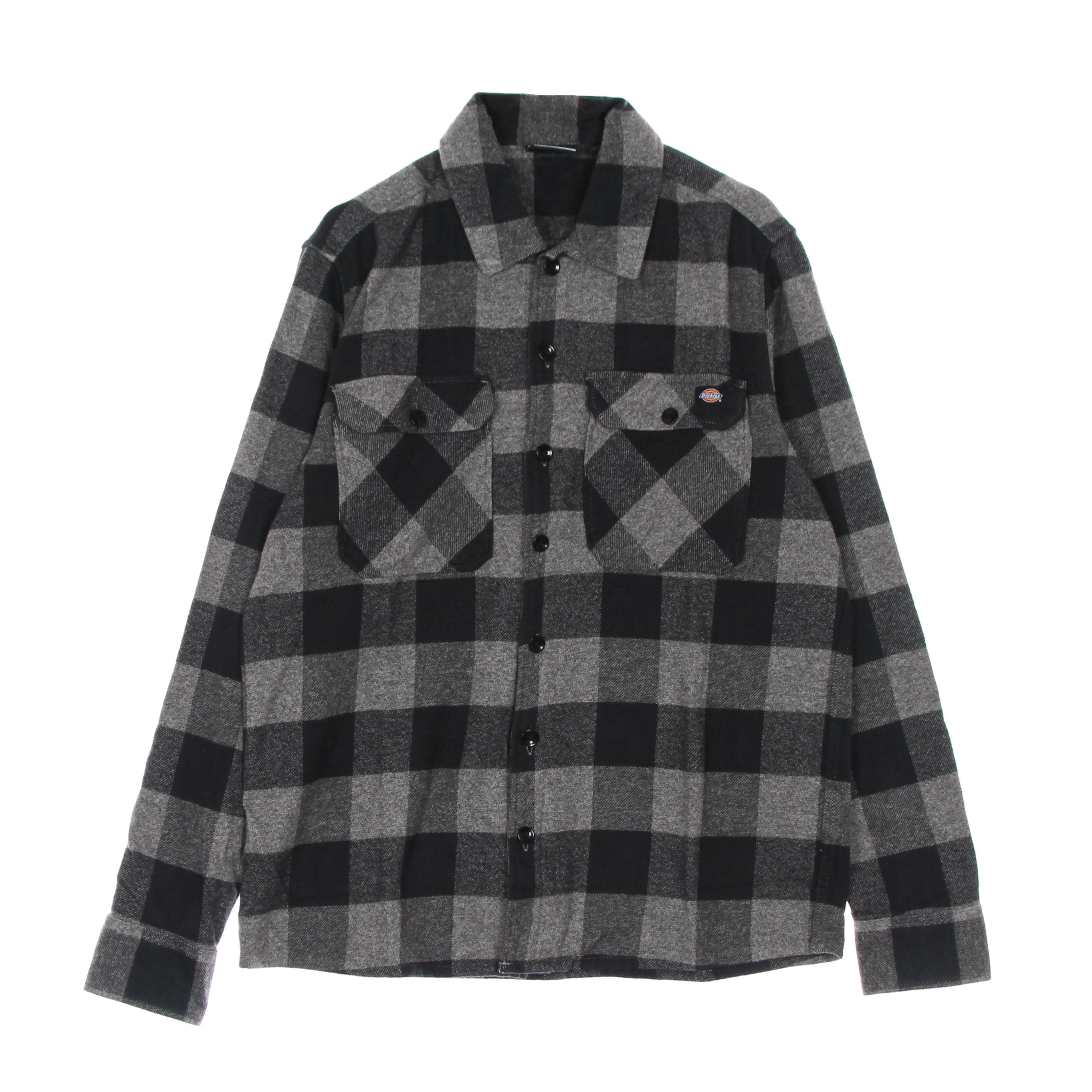 Dickies, Camicia Manica Lunga Uomo New Sacramento L/s Shirt, Grey Melange