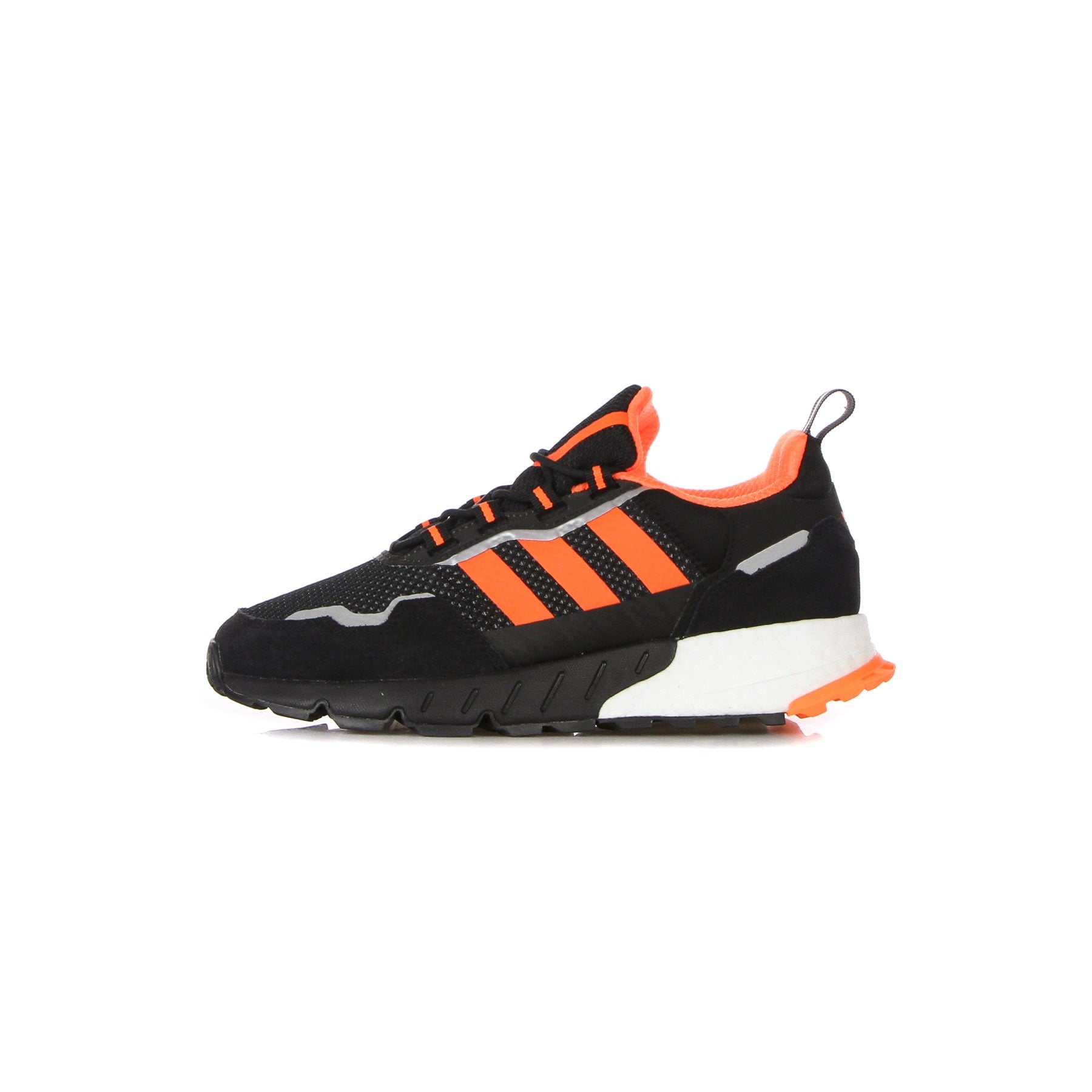 Adidas, Scarpa Bassa Uomo Zx 1k Boost - Seasonality, Core Black/solar Orange/silver Metallic