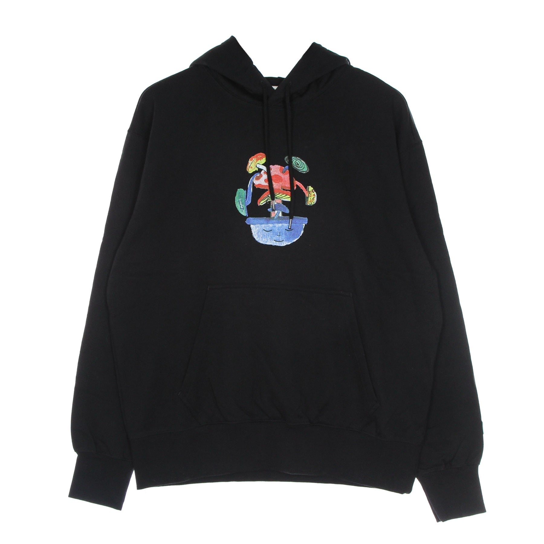 Pop Shrooms Hoodie Flint Black Herren Kapuzenpullover