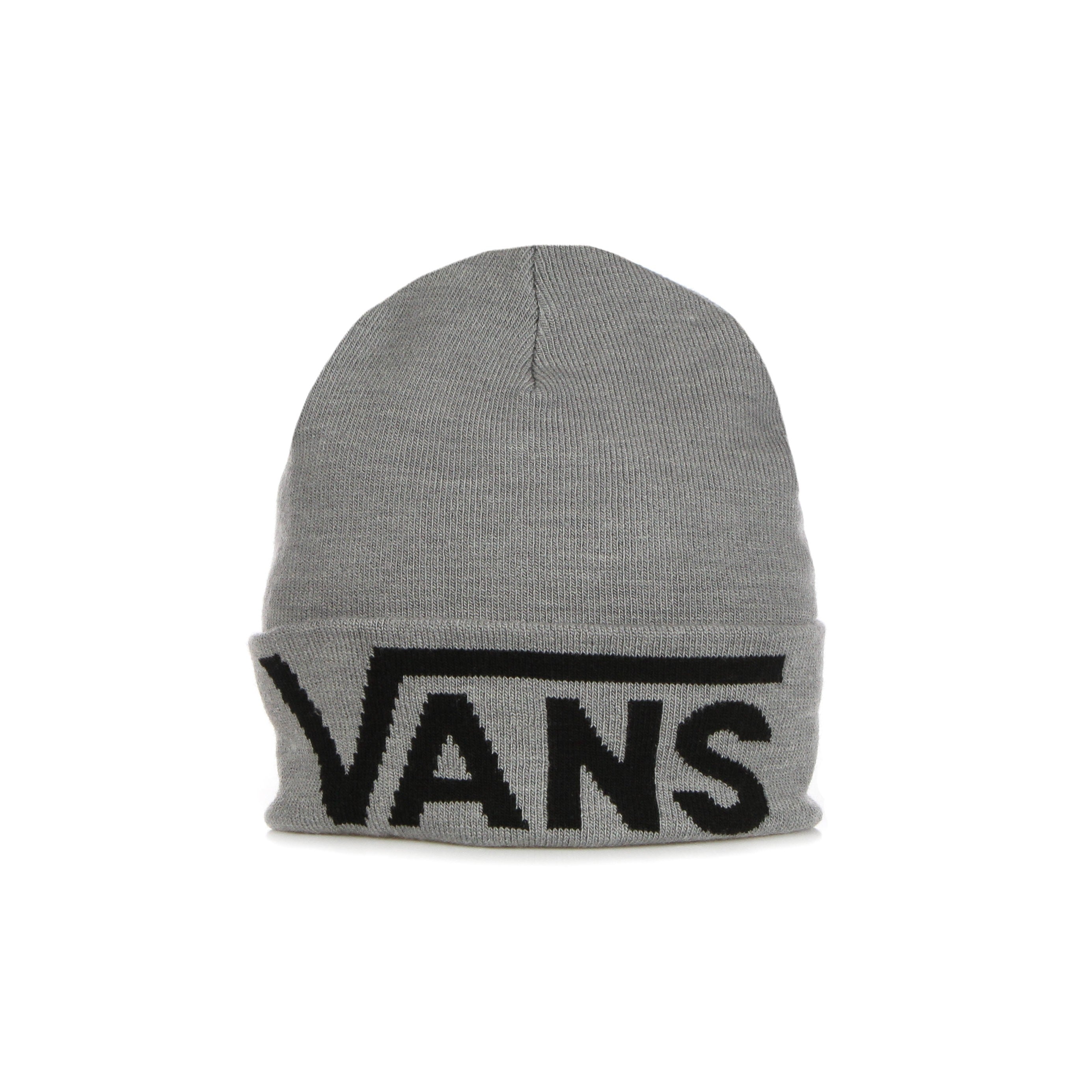 Vans, Uomo Drop V Tall Cuffed Beanie, Heather Grey