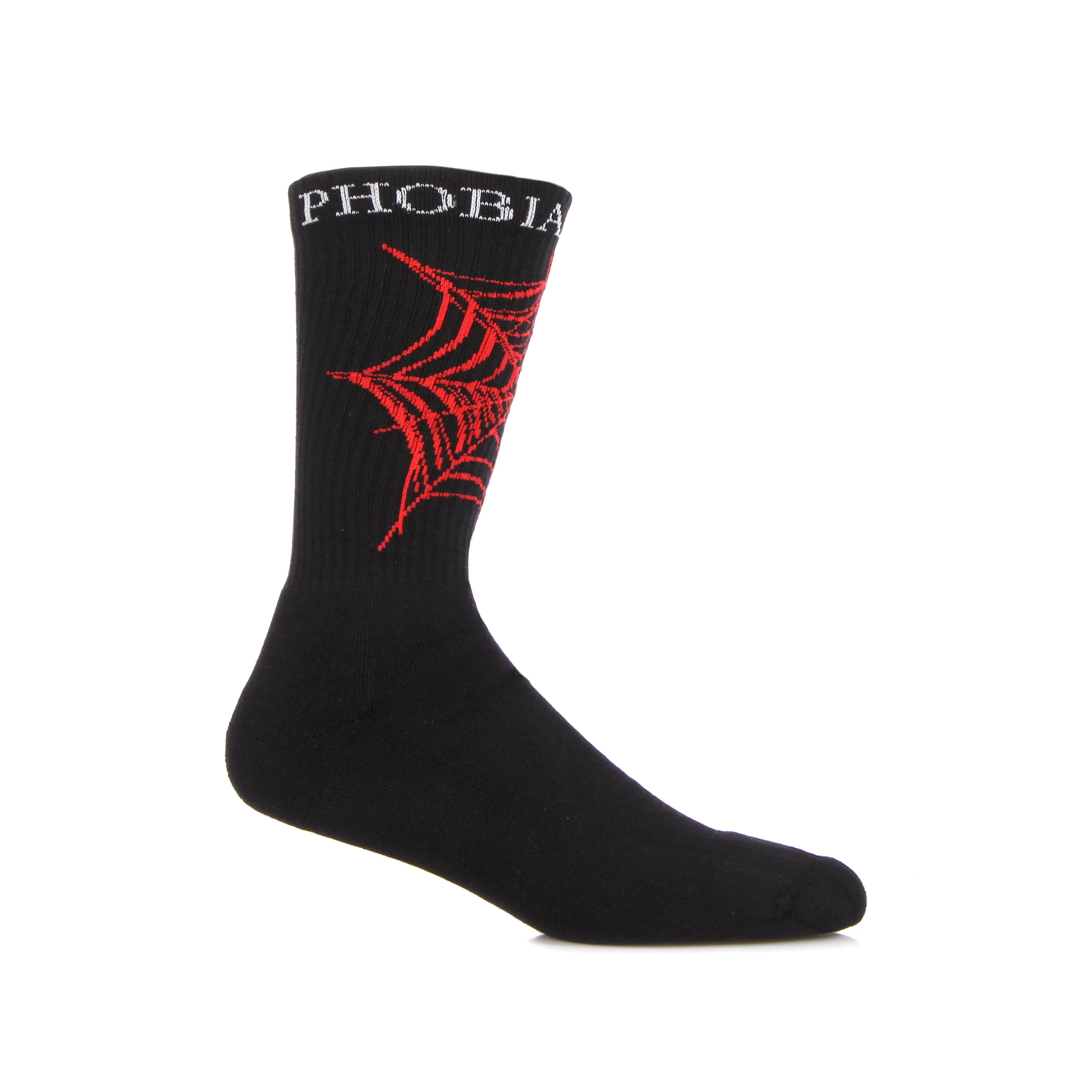 Medium Men's Sock Red Webcob Socks Black/red