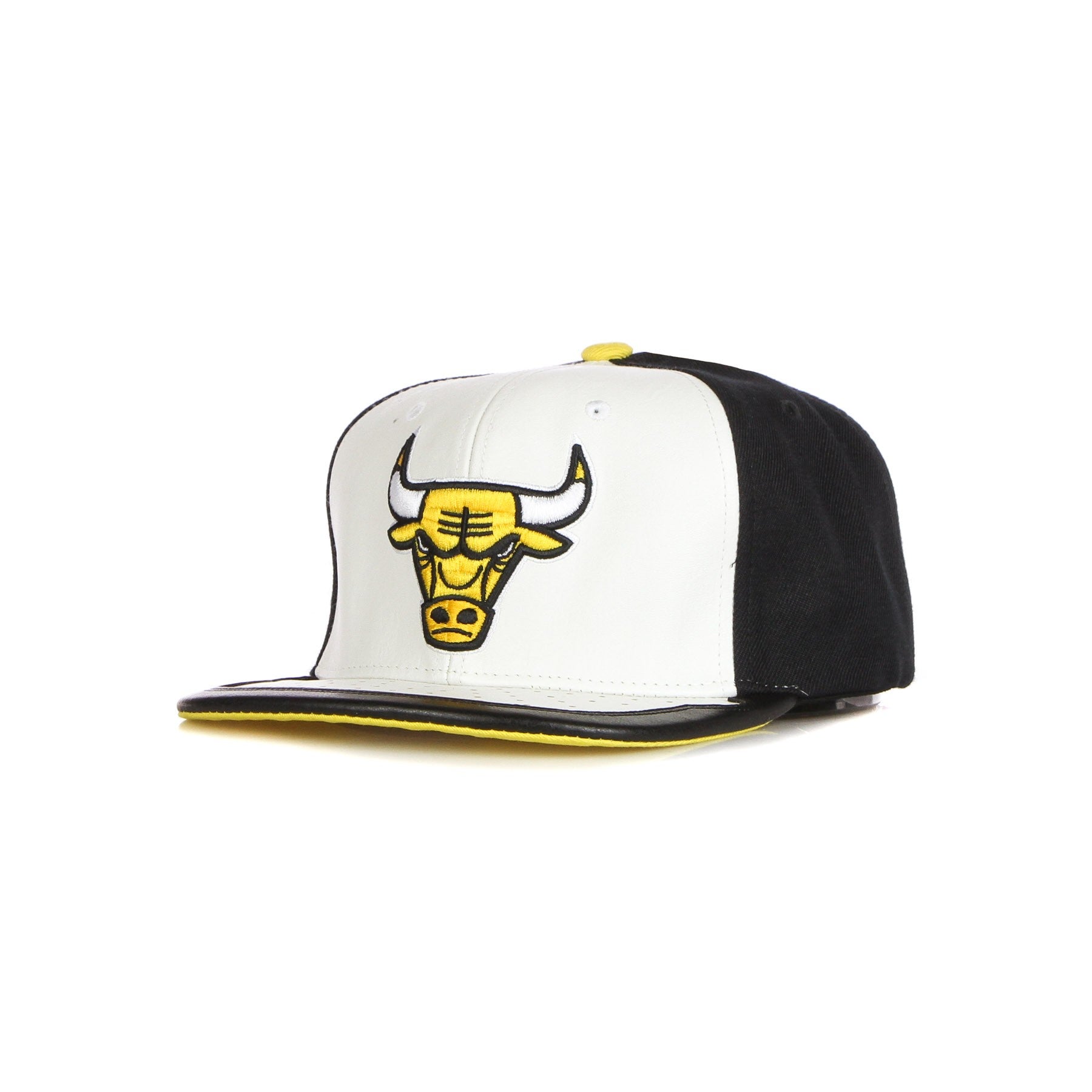 Mitchell & Ness, Cappellino Visiera Piatta Uomo Nba Day One Snapback Chibul, White/yellow