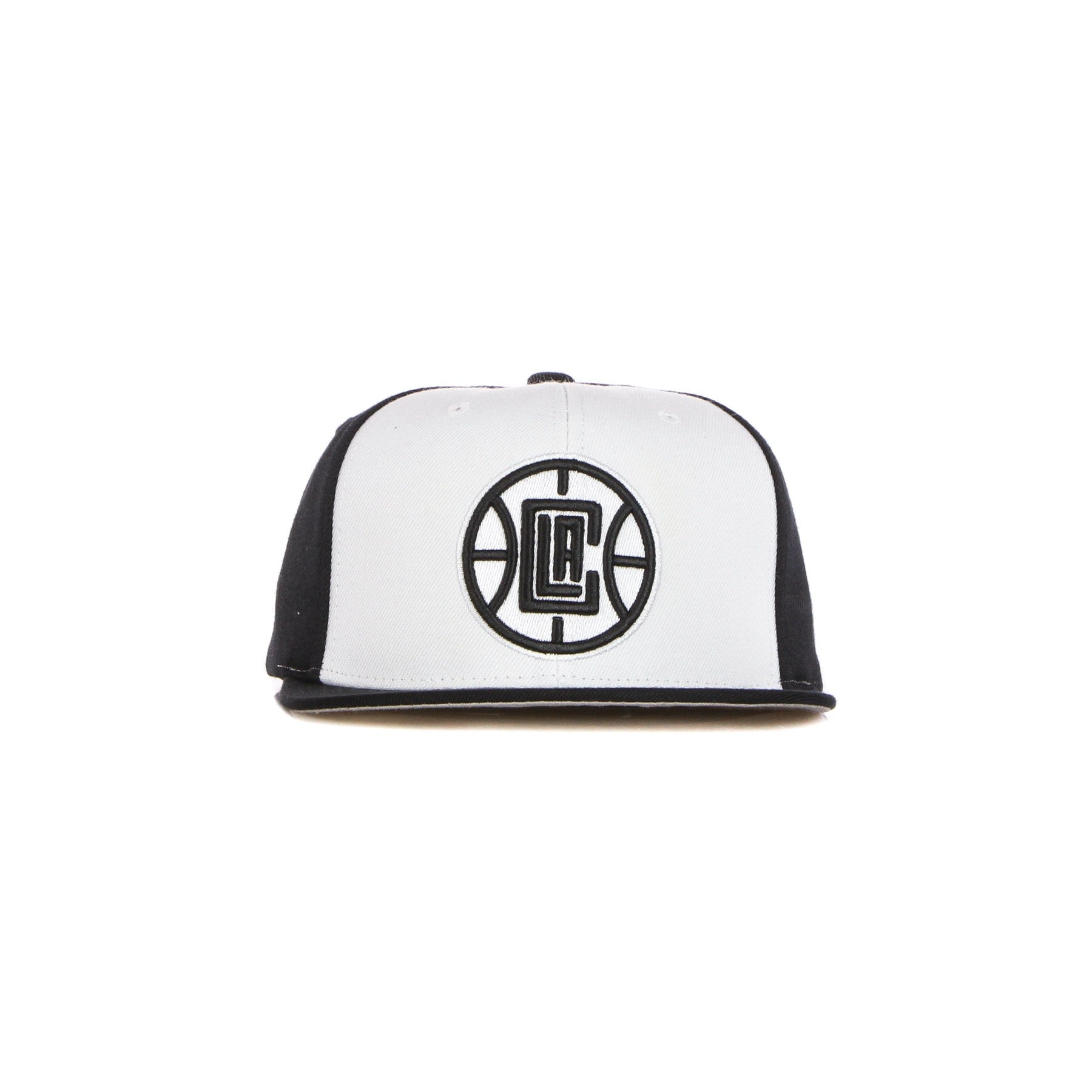 Flat Visor Men's Cap Nba Front Post Snapback Loscli White/black