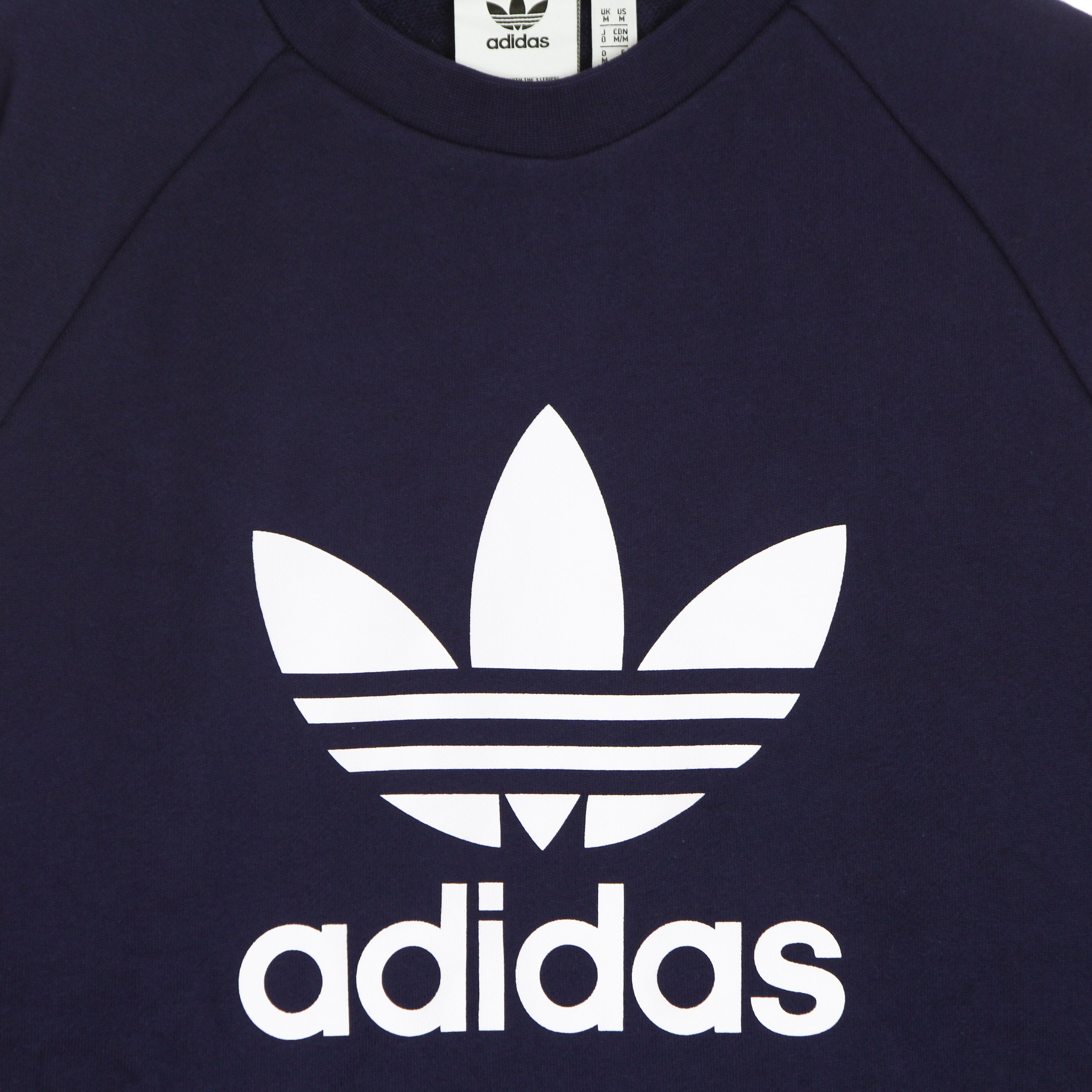 Adidas, Felpa Leggera Girocollo Uomo Trefoil Crew, 