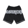 Mitchell & Ness, Pantaloncino Tipo Basket Uomo Nba Big Face 3.0 Fashion Short Hardwood Classics Dalmav, Black/original Team Colors