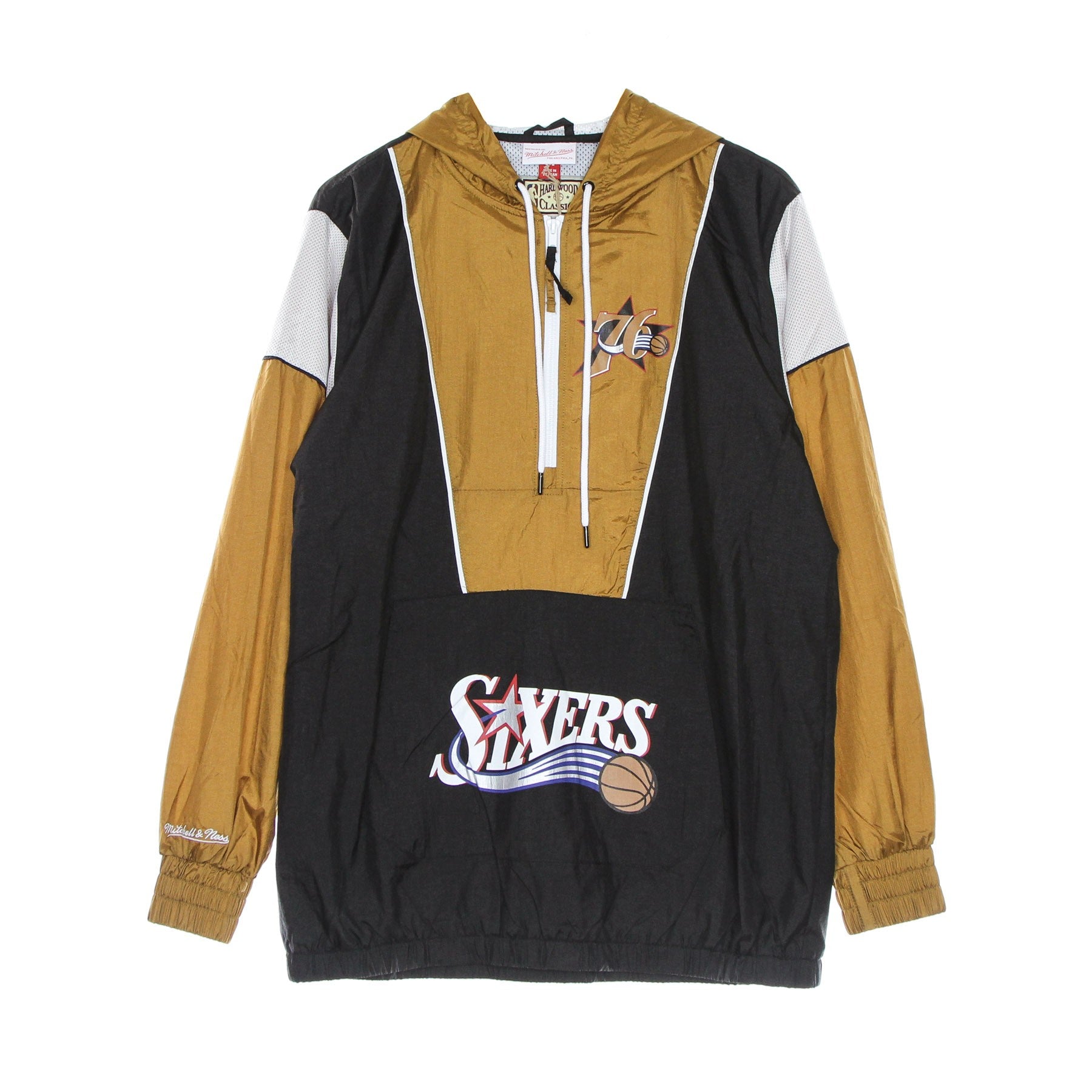 Mitchell & Ness, Giacca A Vento Infilabile Uomo Nba Highlight Reel Windbreaker Hardwood Classics Phi76e, Original Team Colors