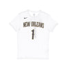 Nike Nba, Maglietta Uomo Nba Essential Tee No 1 Zion Williamson Neopel, White