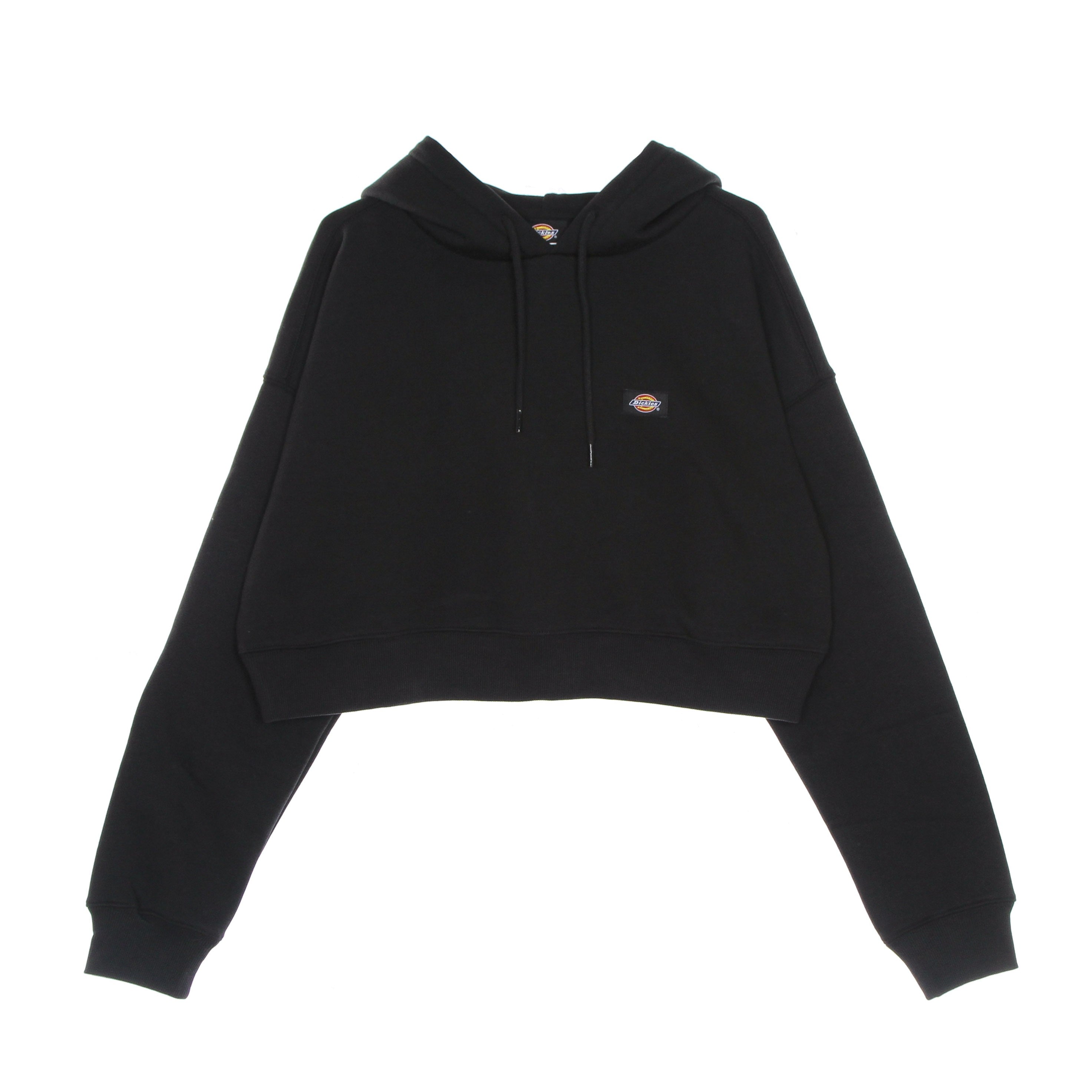 Felpa Cappuccio Corta Donna Oakport Cropped Hoodie Black