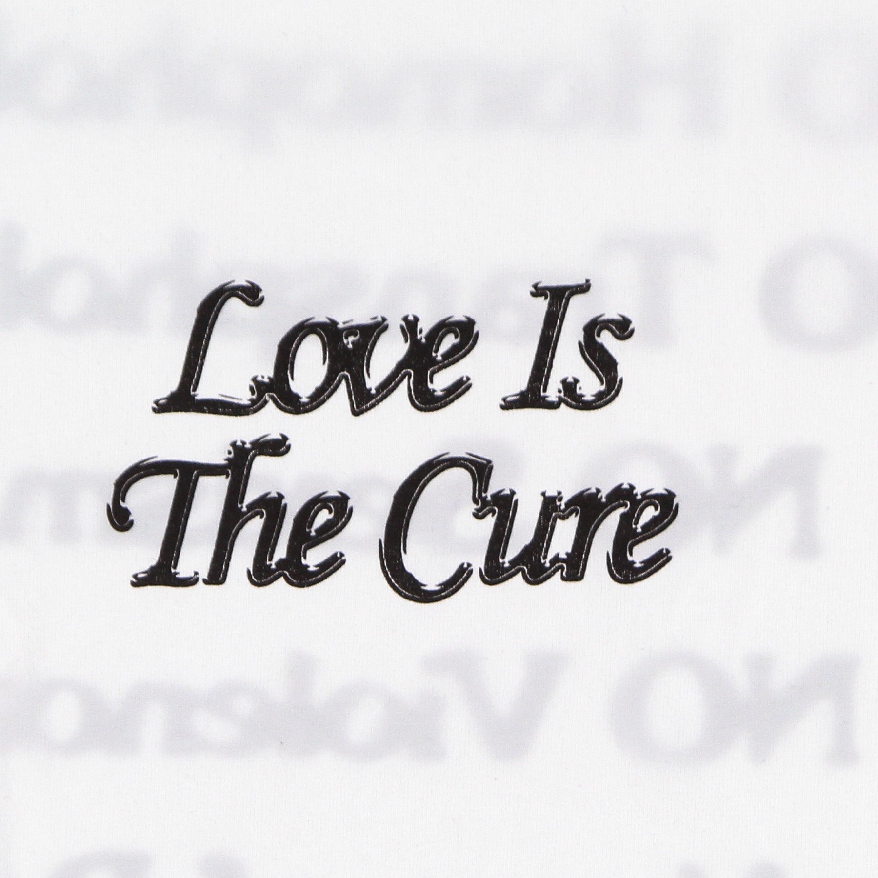 Men's T-Shirt Love Is the Cure 2 Heavyweight Tee White