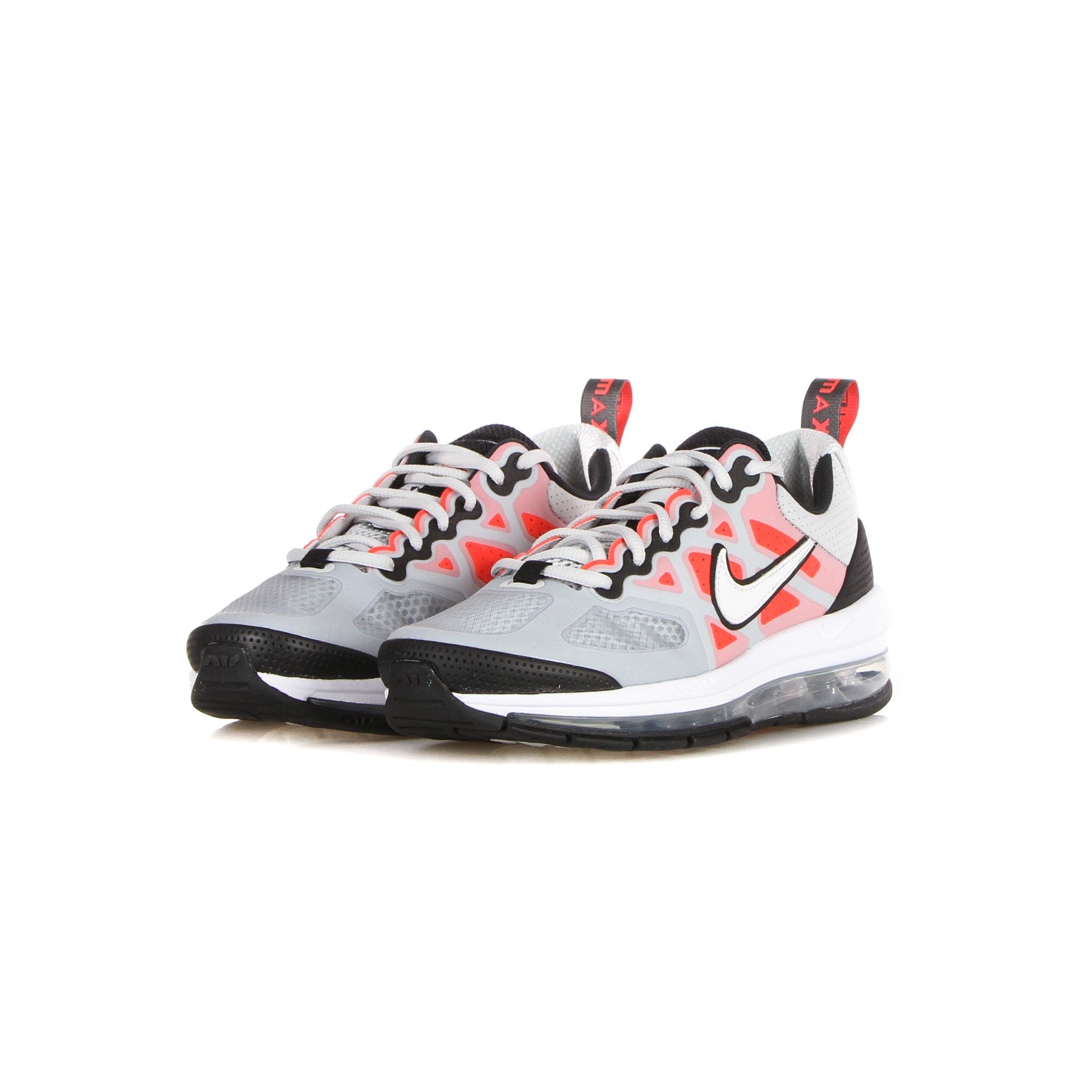 Nike, Scarpa Bassa Uomo Air Max Genome, Pure Platinum/white/bright Crimson/black