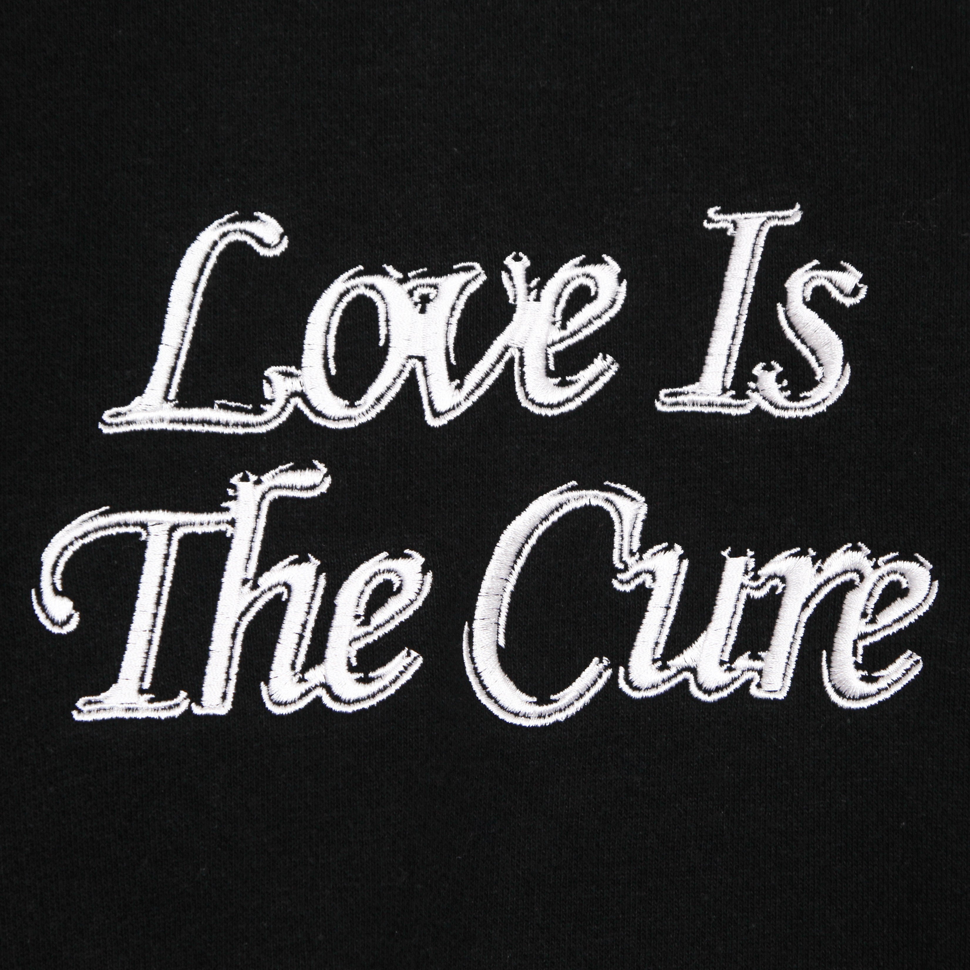 Felpa Girocollo Uomo Love Is the Cure Crew Specialty Fleece Black