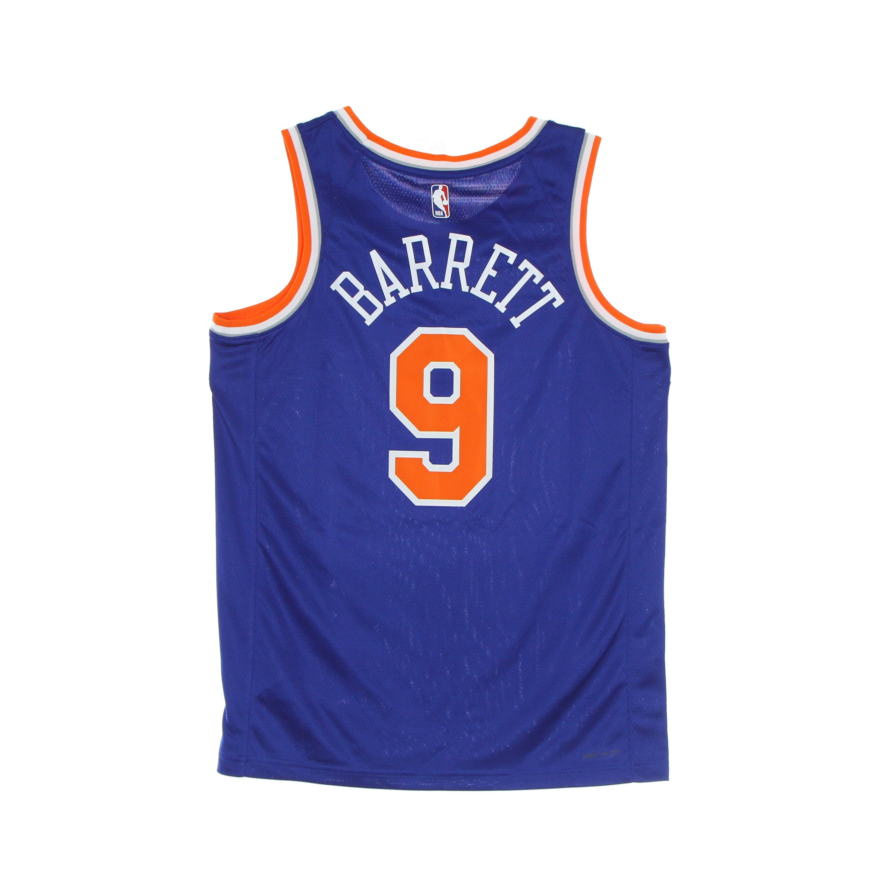 Nike Nba, Canotta Basket Uomo Nba Swingman Jersey Icon Edition 20 No 9 Rj Barrett Neykni, 