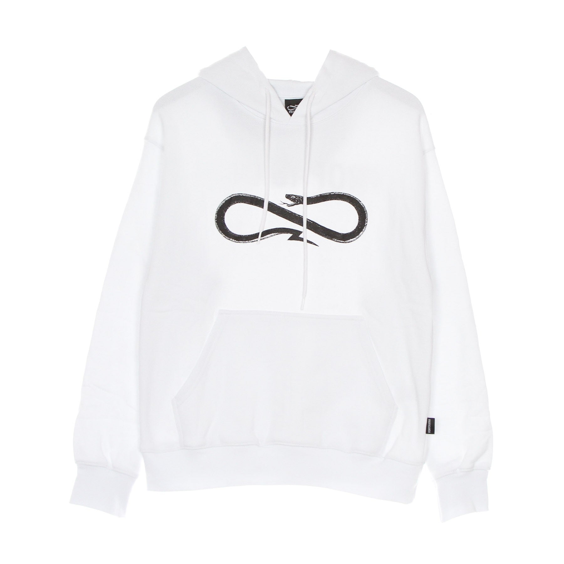 Propaganda, Felpa Cappuccio Uomo Logo Hoodie, White