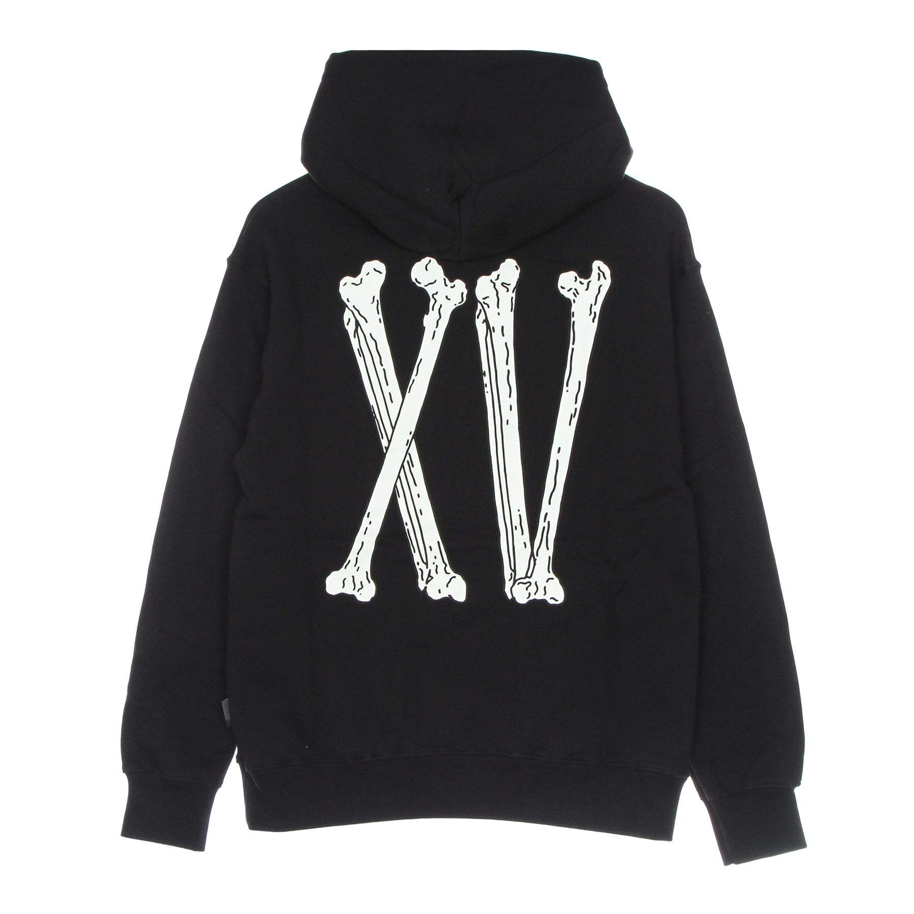 Felpa Cappuccio Uomo Xv Bones Hoodie Black