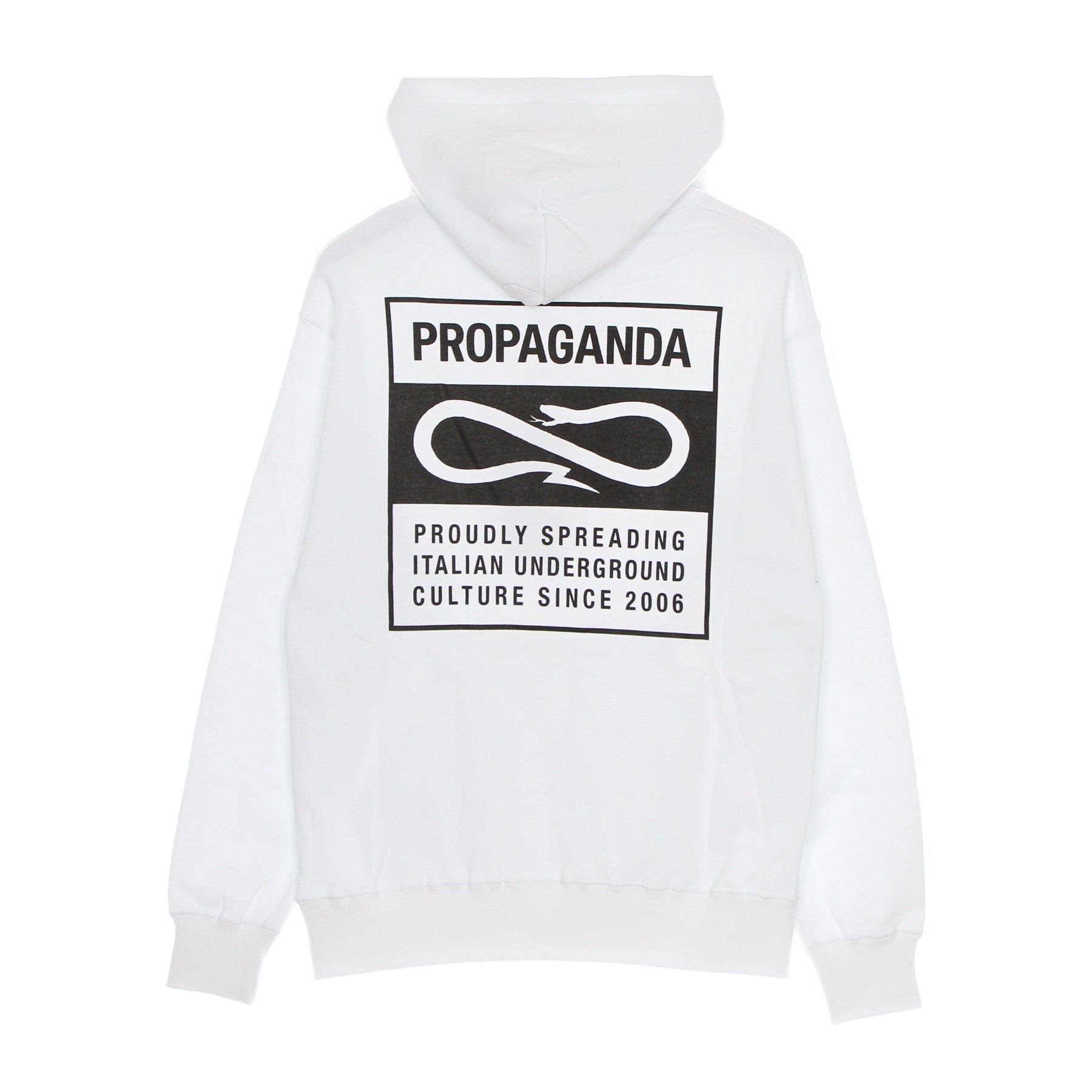 Propaganda, Felpa Cappuccio Uomo Label Hoodie, 