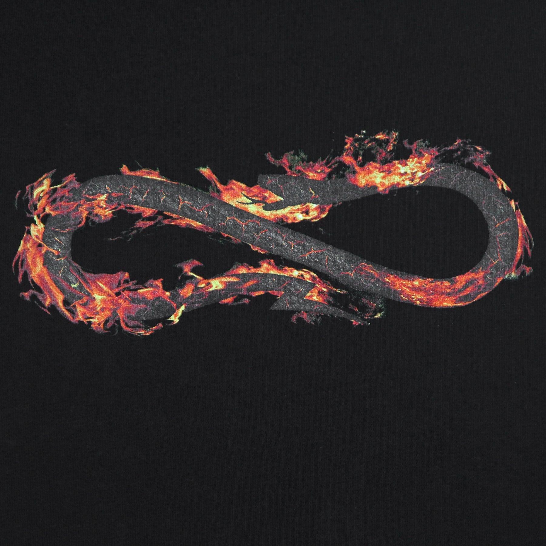 Men's T-Shirt Logo Fire Tee Black