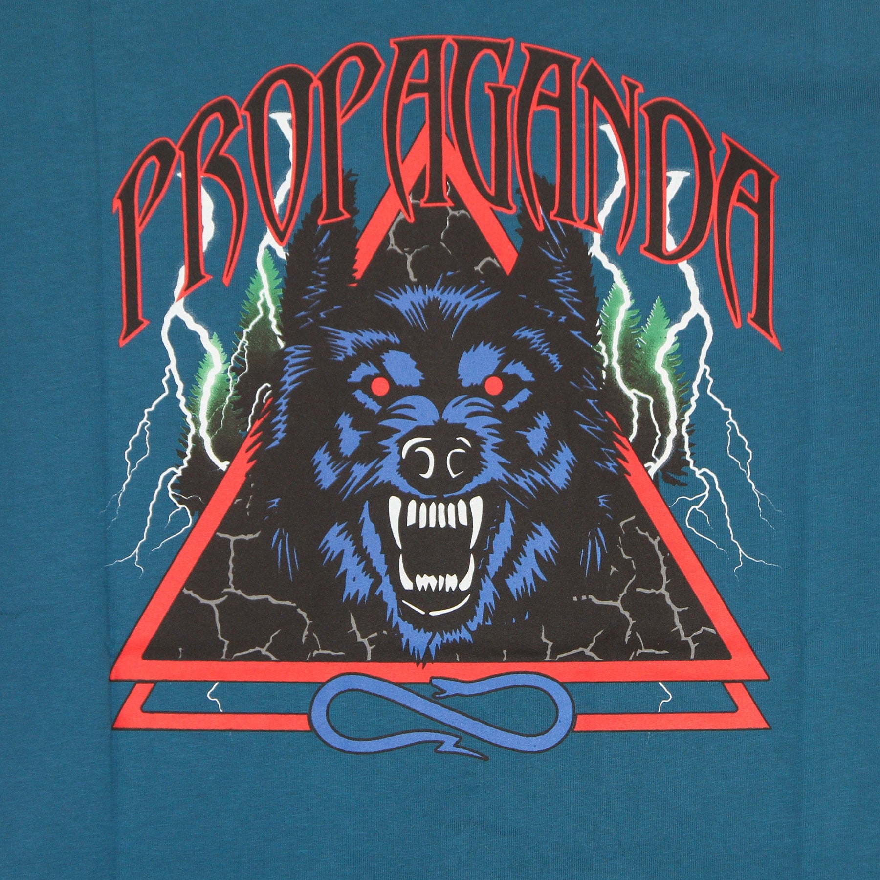 Propaganda, Maglietta Corta Uomo Wolf Tee, 