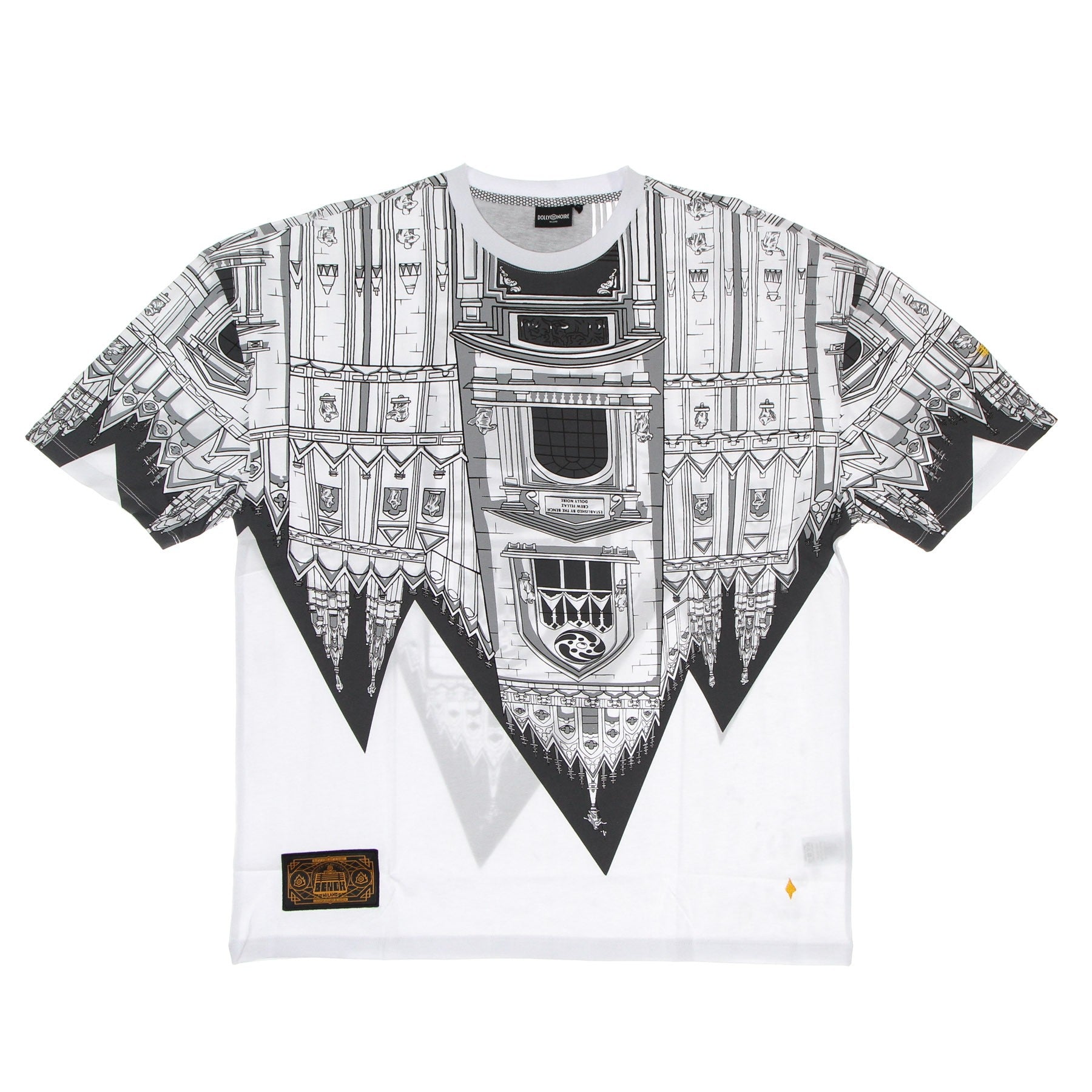 Bench Men's T-Shirt Inverted Duomo Tee White/grey