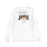 Jordan, Maglietta Manica Lunga Uomo Sport Dna L/s Crew, White/pollen