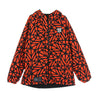 Dolly Noire, Giubbotto Uomo Bosco Pattern Jacket Hoodie Zip, Black/red