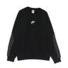 Nike, Felpa Girocollo Uomo Air Bb Fleece Crew, Black/anthracite/white