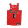 Nike Nba, Canotta Basket Uomo Nba Swingman Jersey Icon Edition 2020 No 8 Zach Lavine Chibul, University Red/white/black