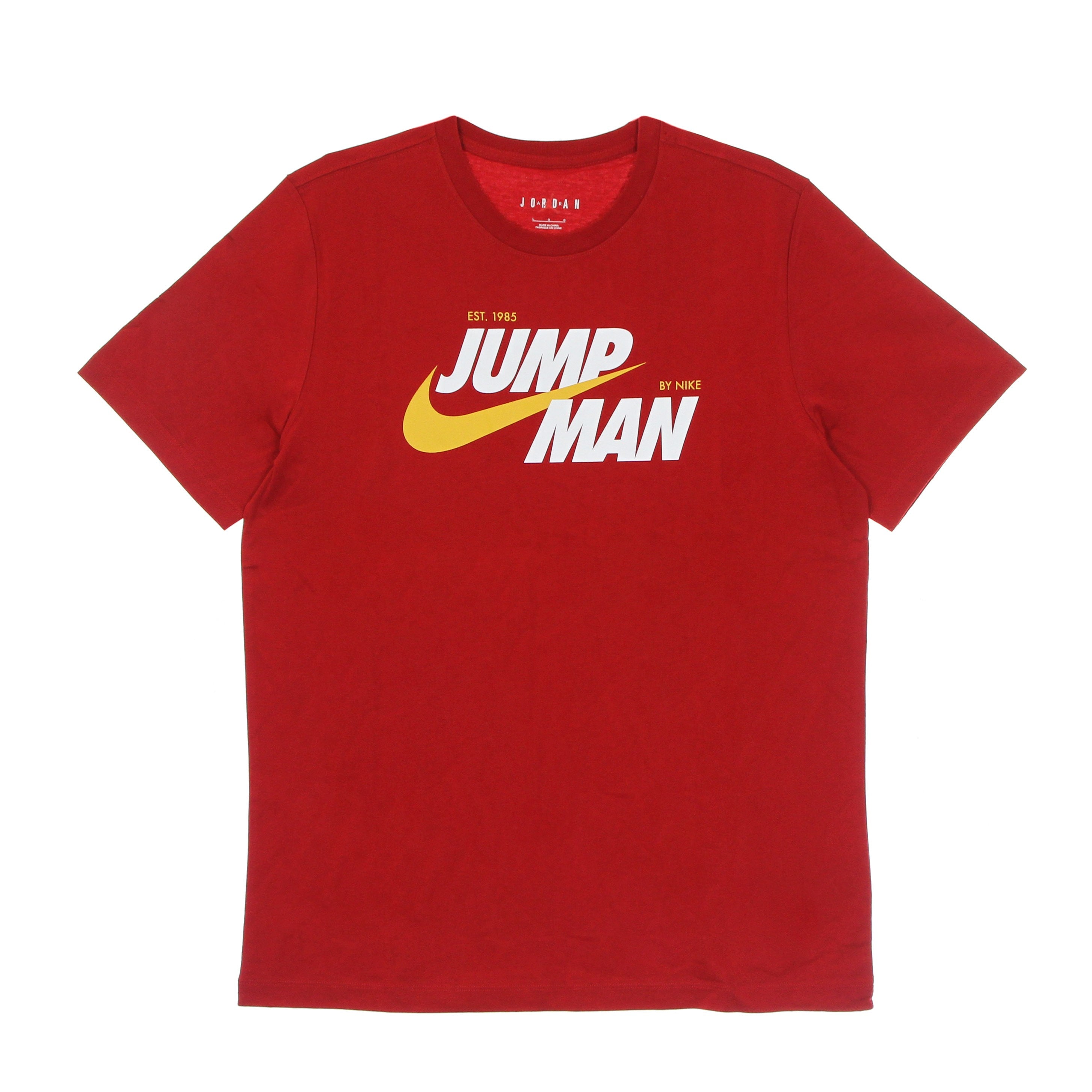 Jordan, Maglietta Uomo Jumpman Gfx Crew, Gym Red