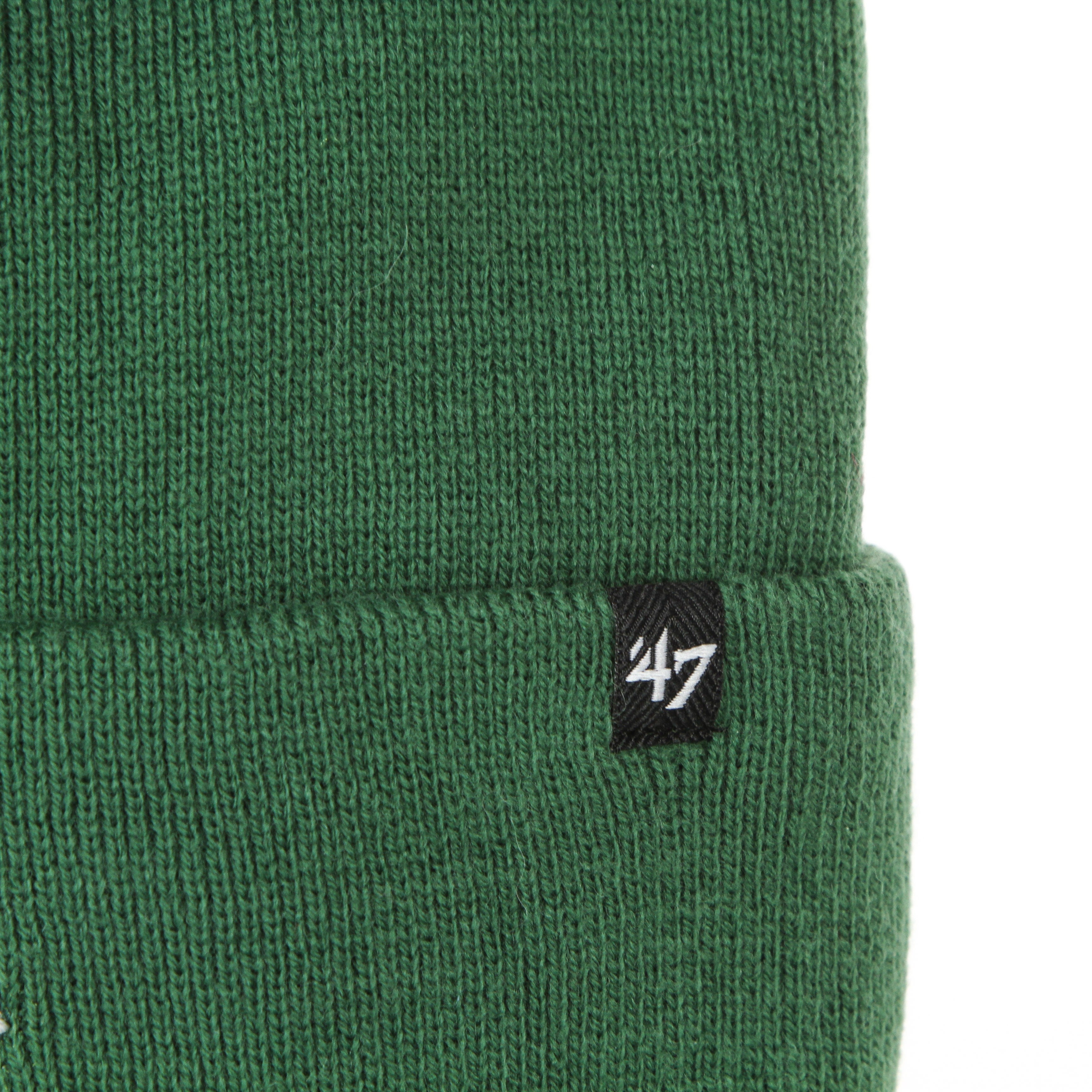 Cappello Uomo Mlb Haymaker Cuff Knit Neyyan Dark Green/white