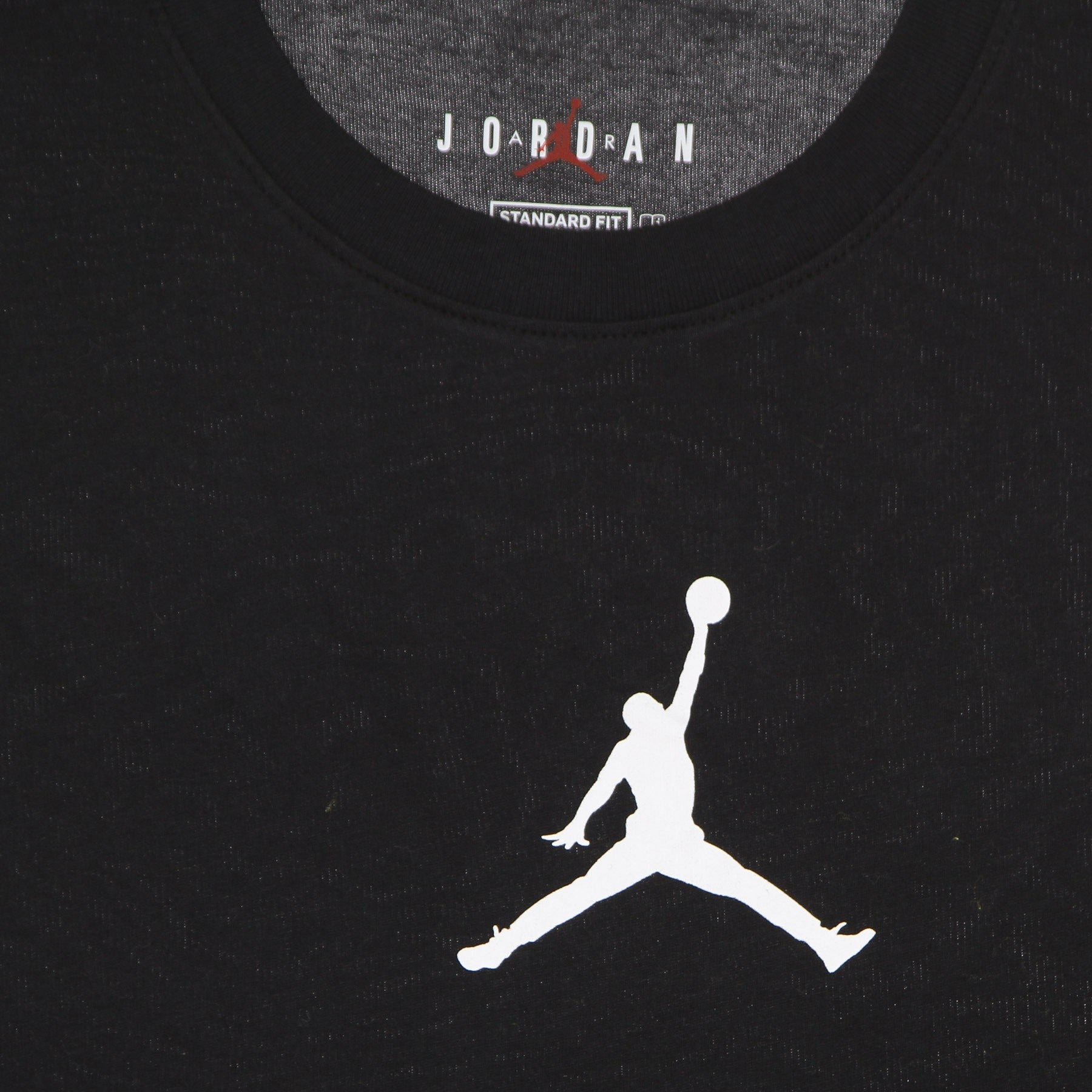 Men Jumpman Dry Fit SS Crew Black / White