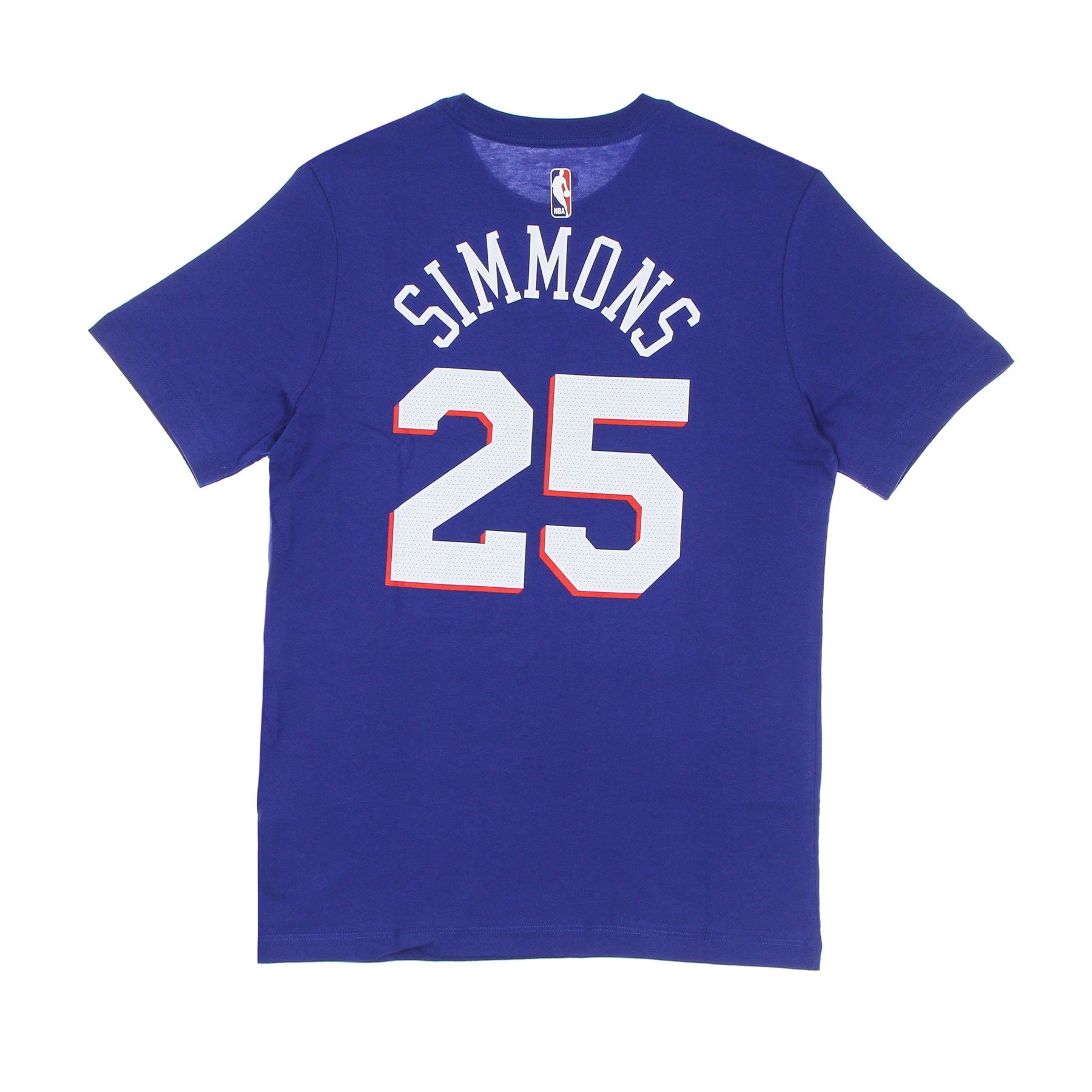 Nike Nba, Maglietta Uomo Nba Essential Tee No 25 Ben Simmons Phi76e, 