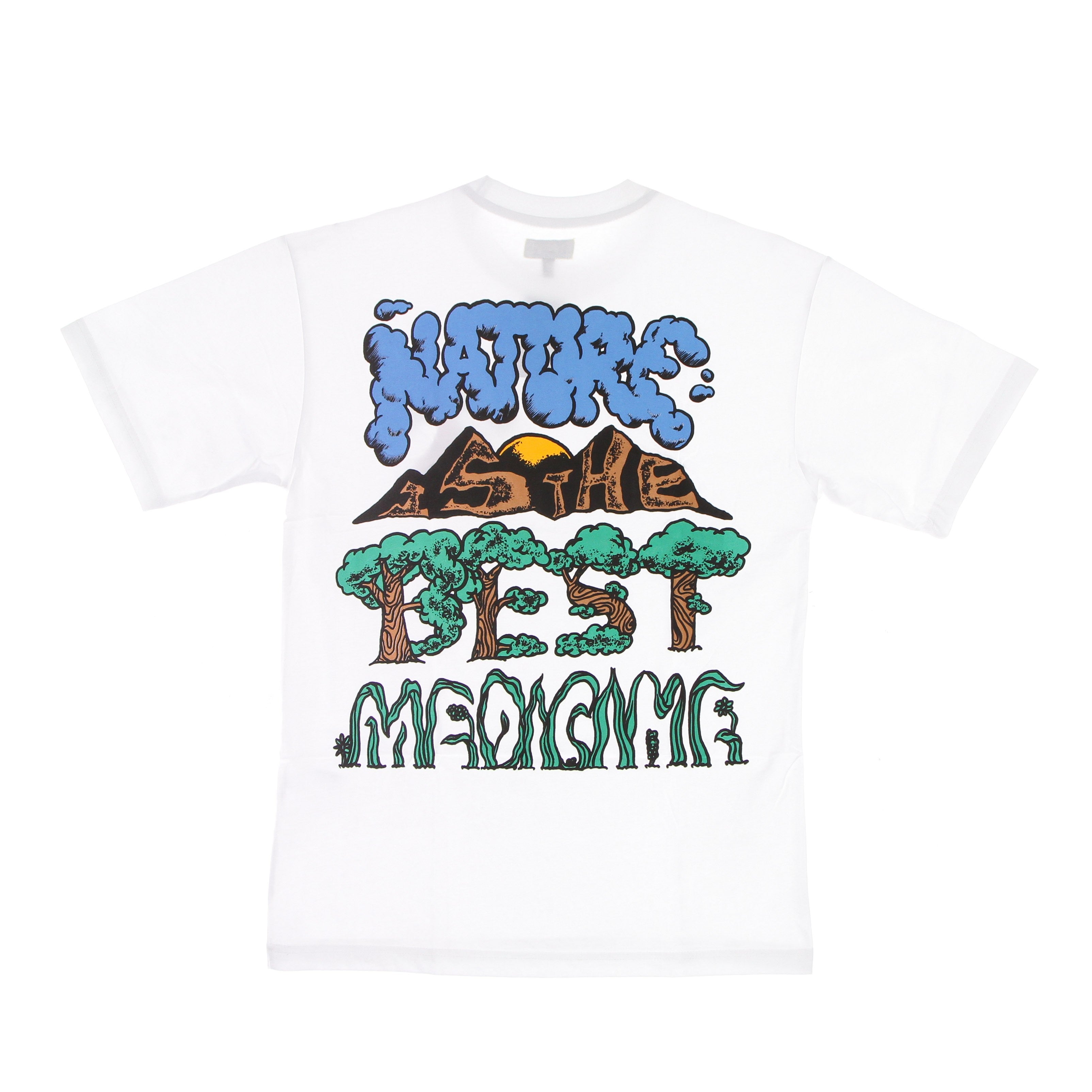 Men's T-Shirt Nature Is the Best Medicine Tee White