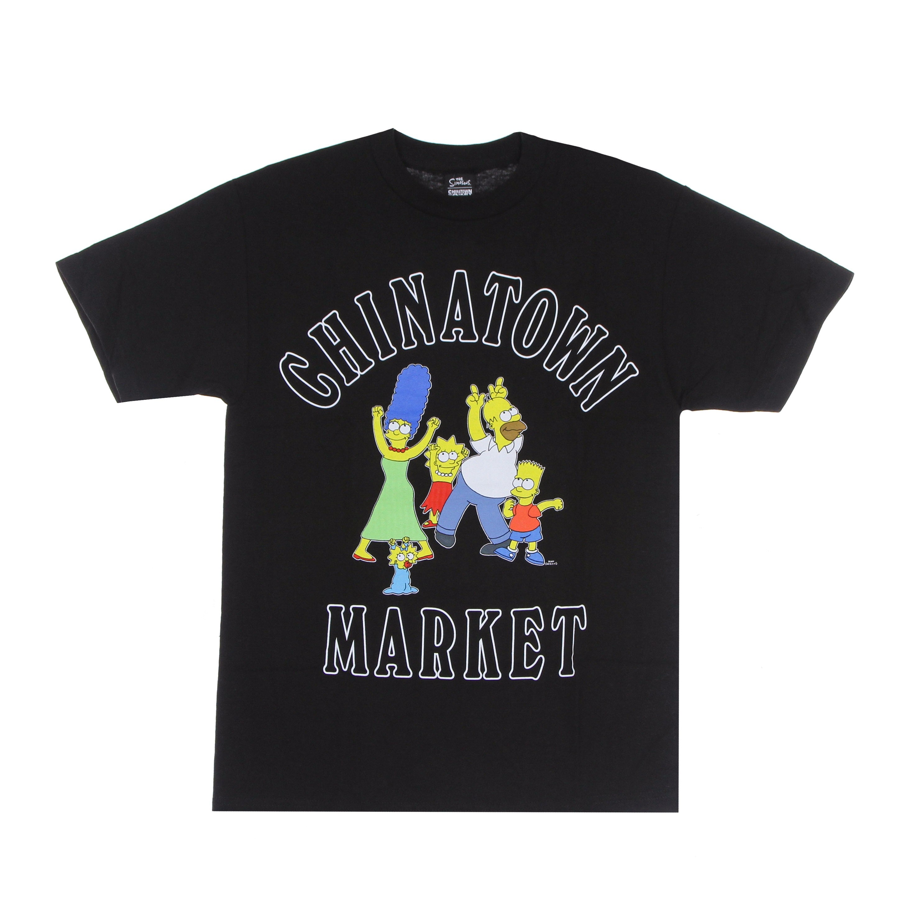 Market, Maglietta Uomo Family Og Tee X The Simpsons, Black