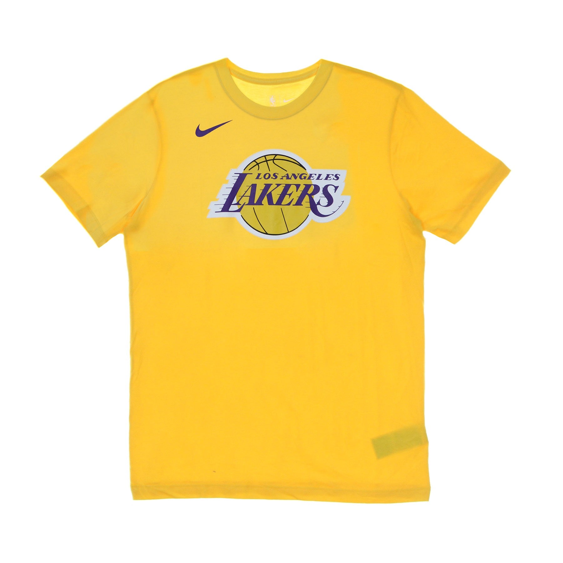 Nike Nba, Maglietta Uomo Nba Dri Fit Essential Logo Tee Loslak, Amarillo