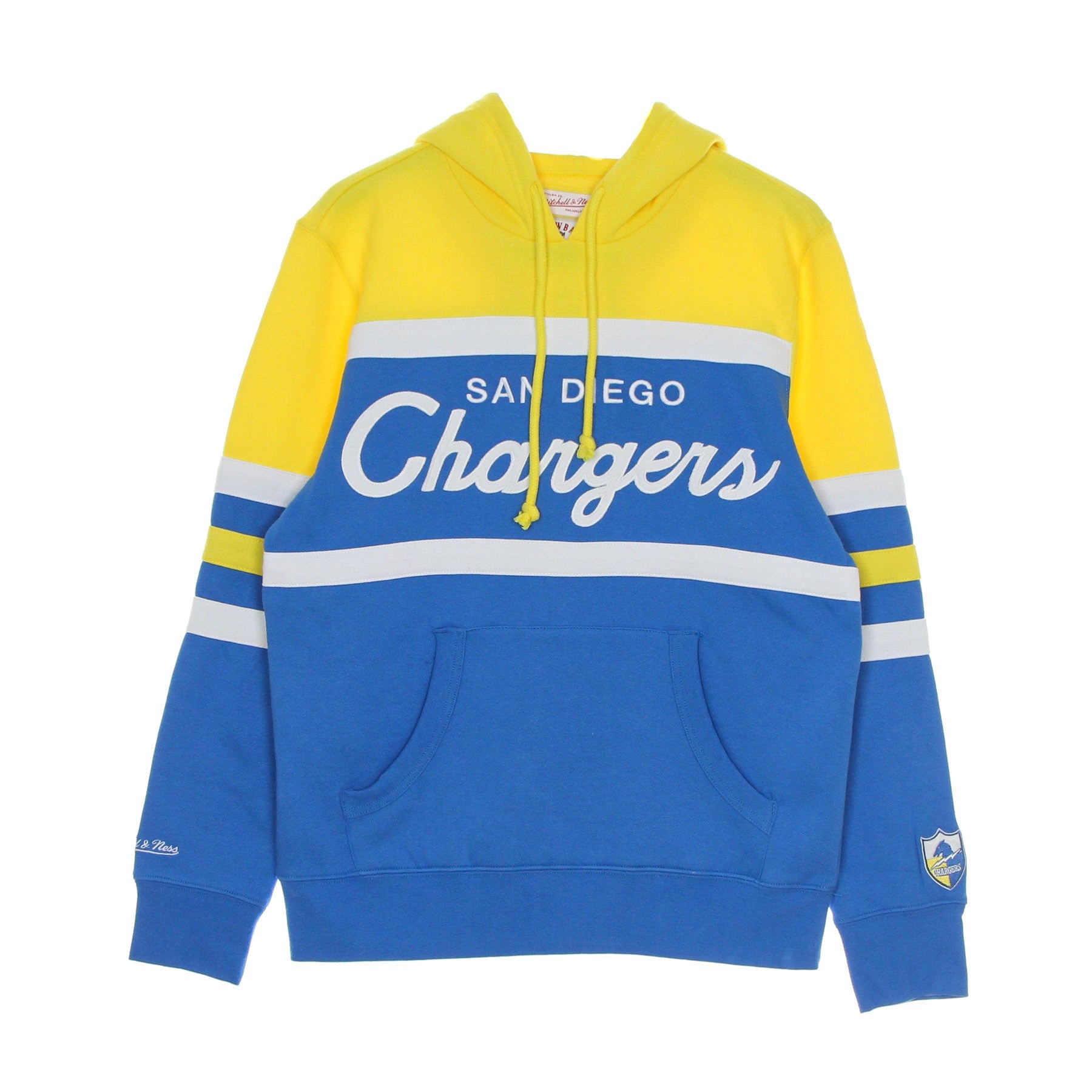 Mitchell & Ness, Felpa Cappuccio Uomo Nfl Head Coach Hoody Sadcha, Original Team Colors